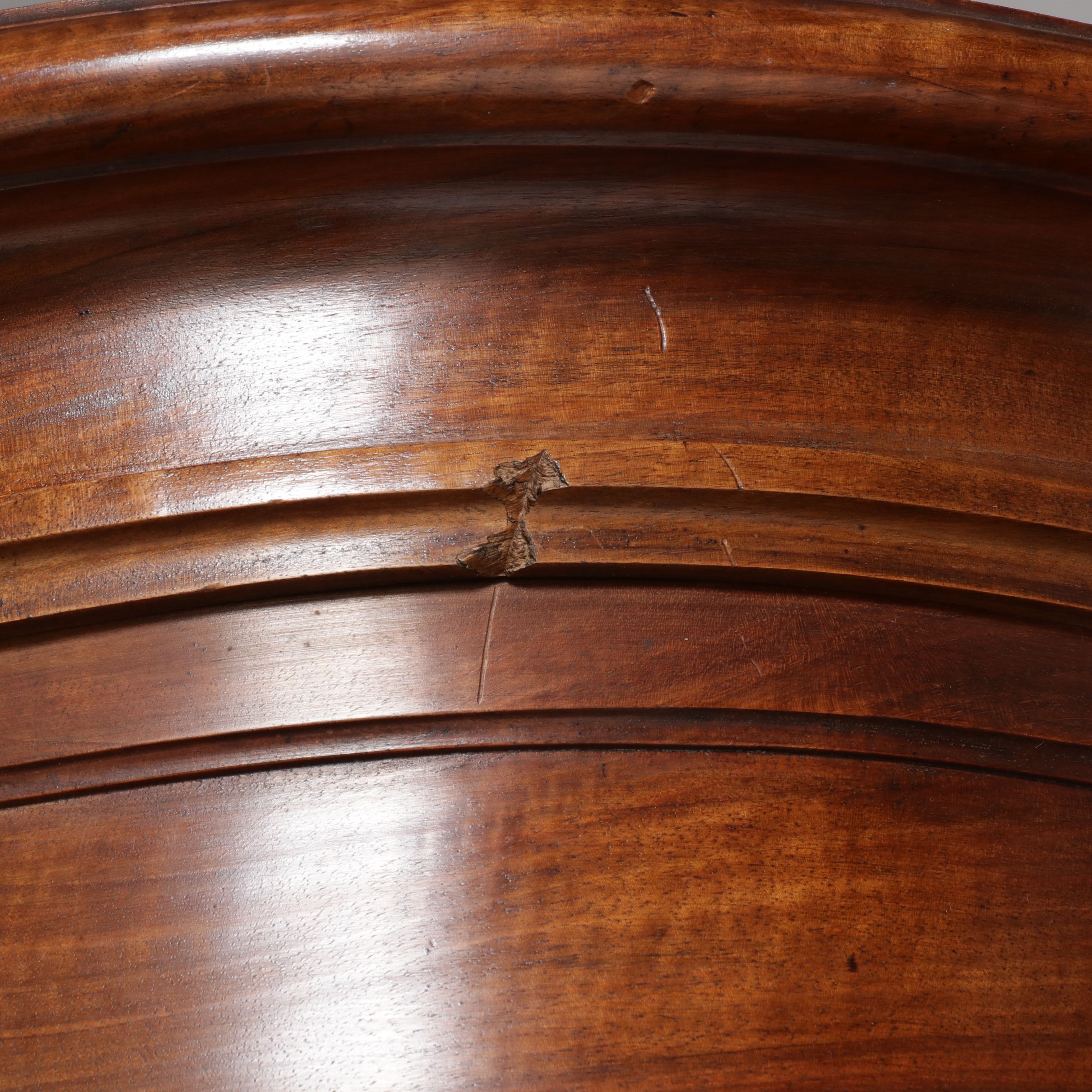 French Provincial Style Carved Walnut Buffet à Deux Corps, Mid to Late 19th C.
