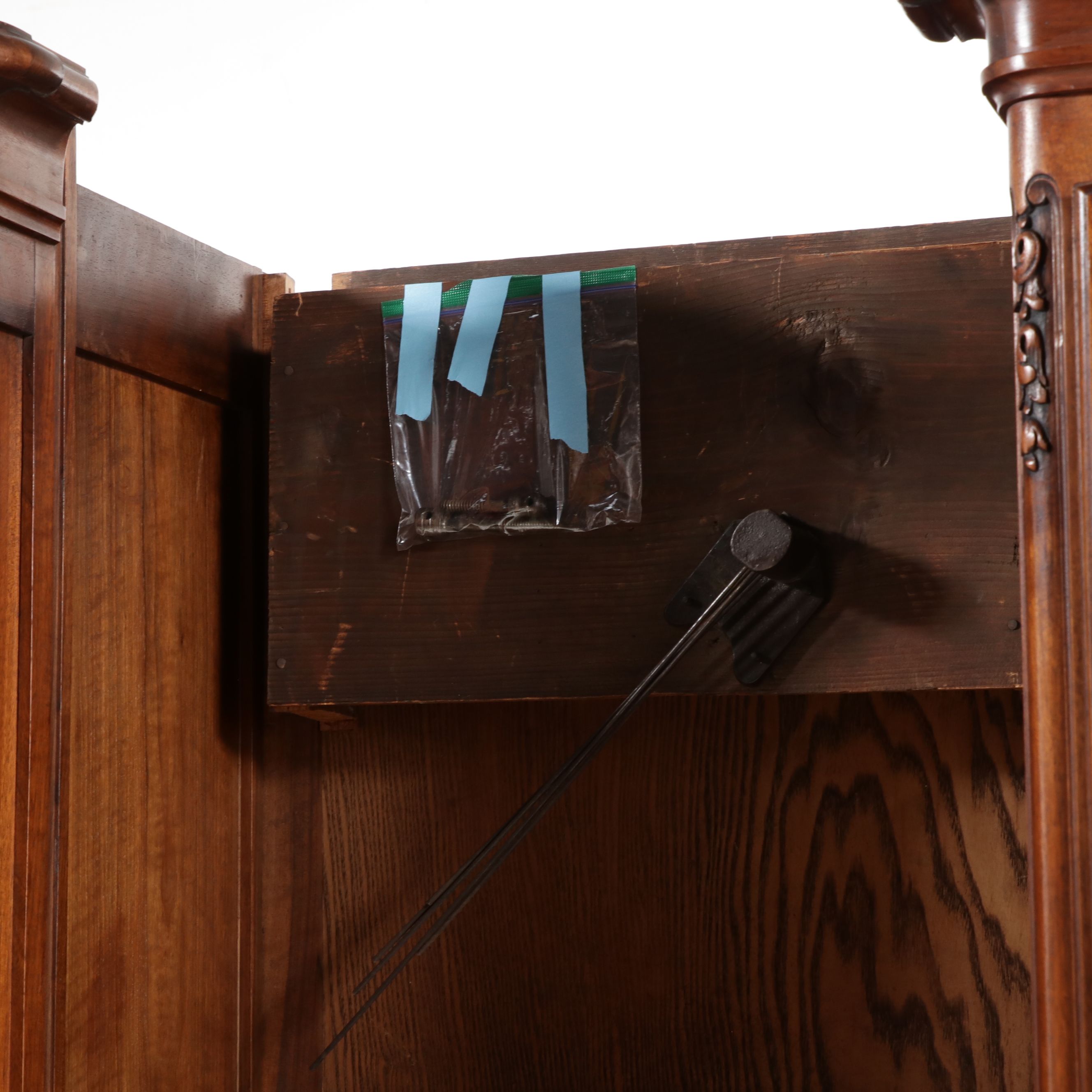 French Provincial Style Carved Walnut Buffet à Deux Corps, Mid to Late 19th C.