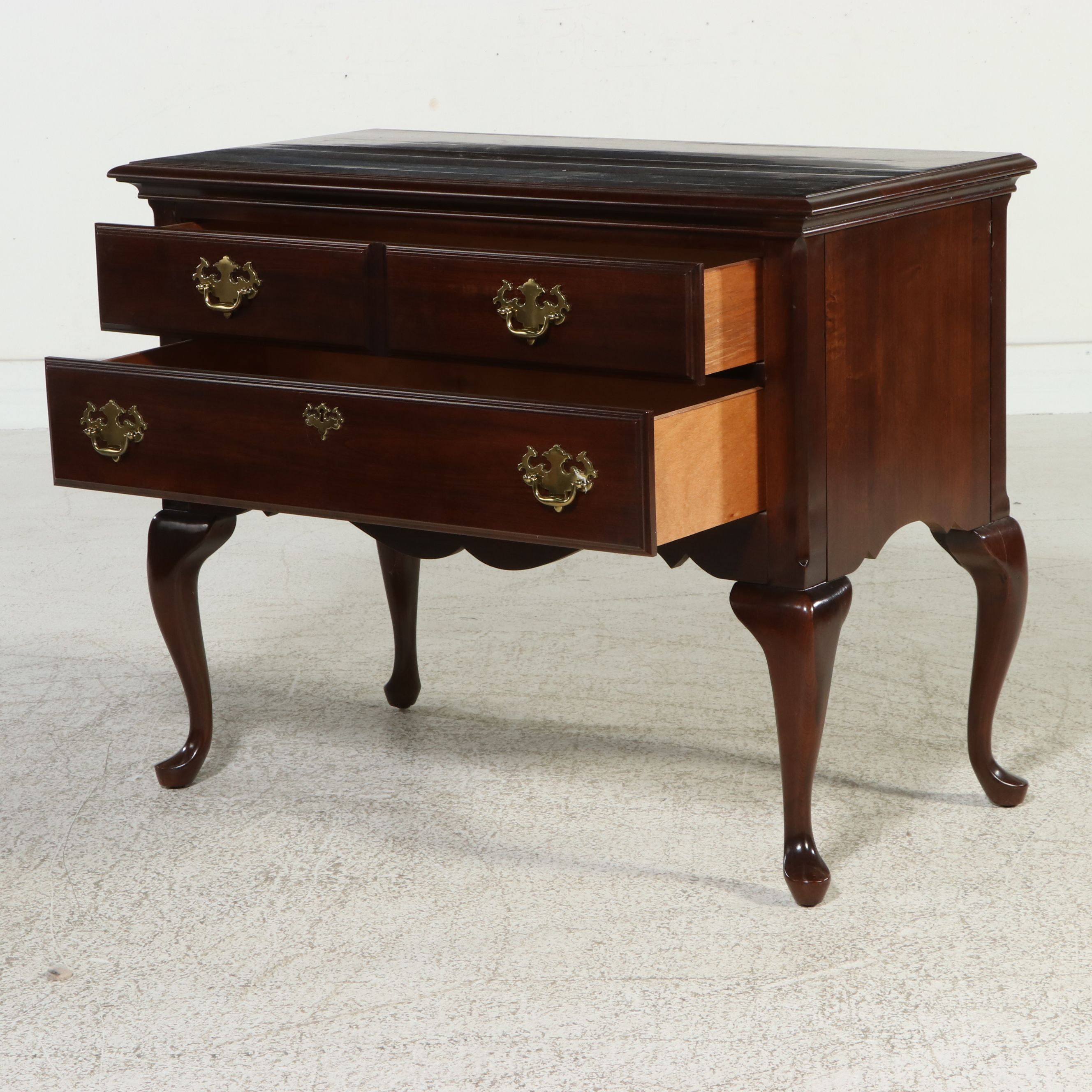 Kincaid Furniture Queen Anne Style Mahogany Highboy