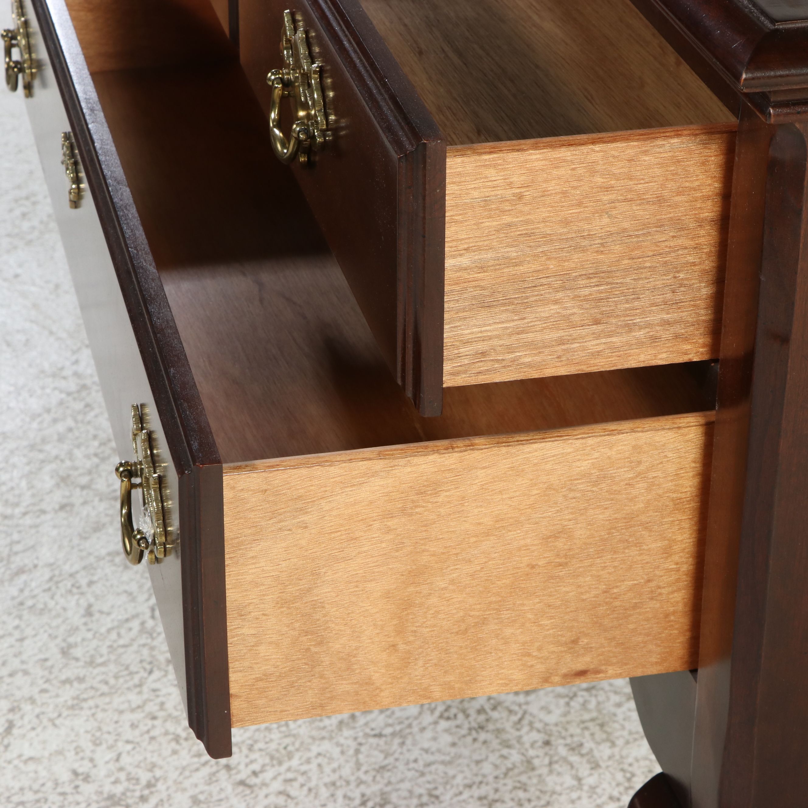 Kincaid Furniture Queen Anne Style Mahogany Highboy