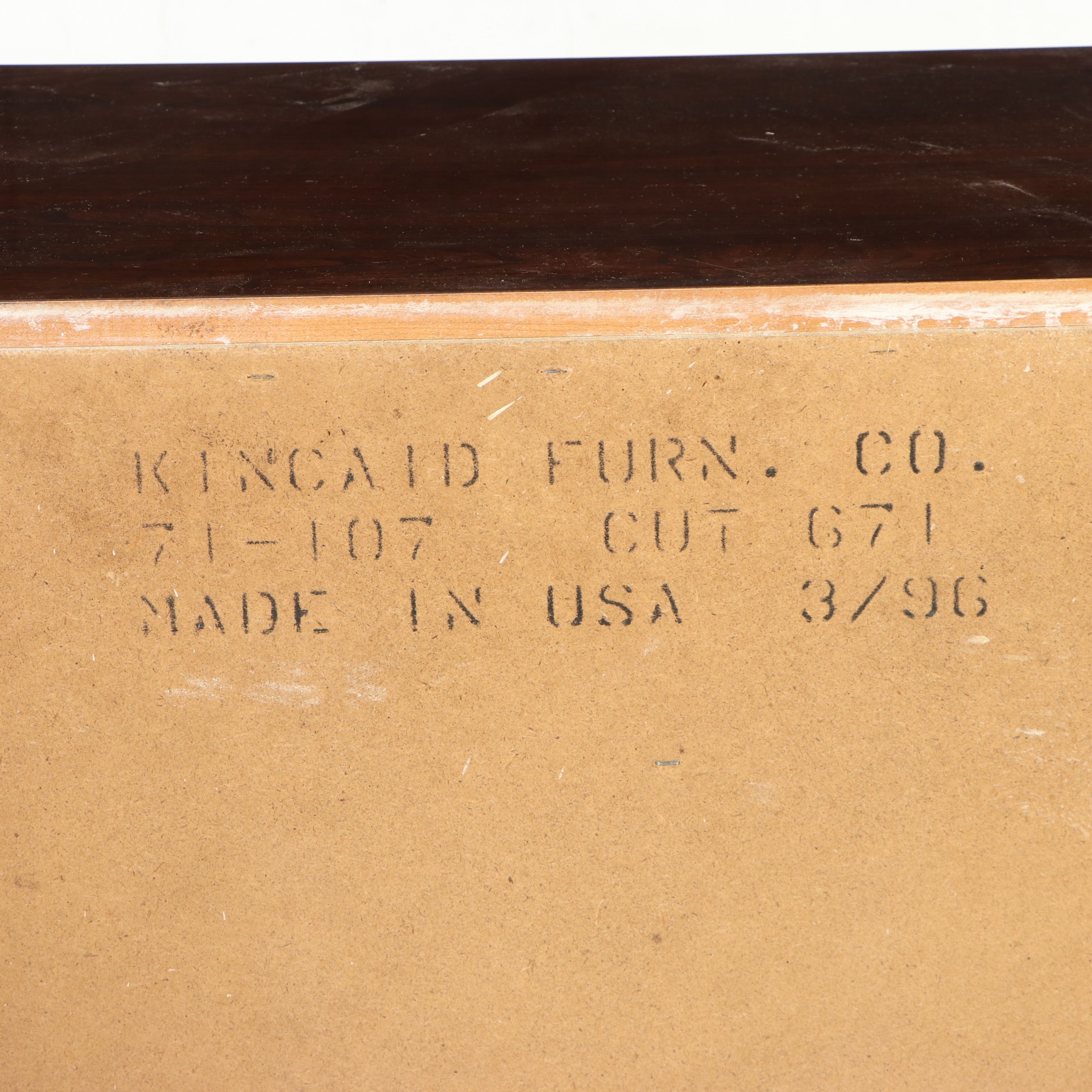 Kincaid Furniture Queen Anne Style Mahogany Highboy