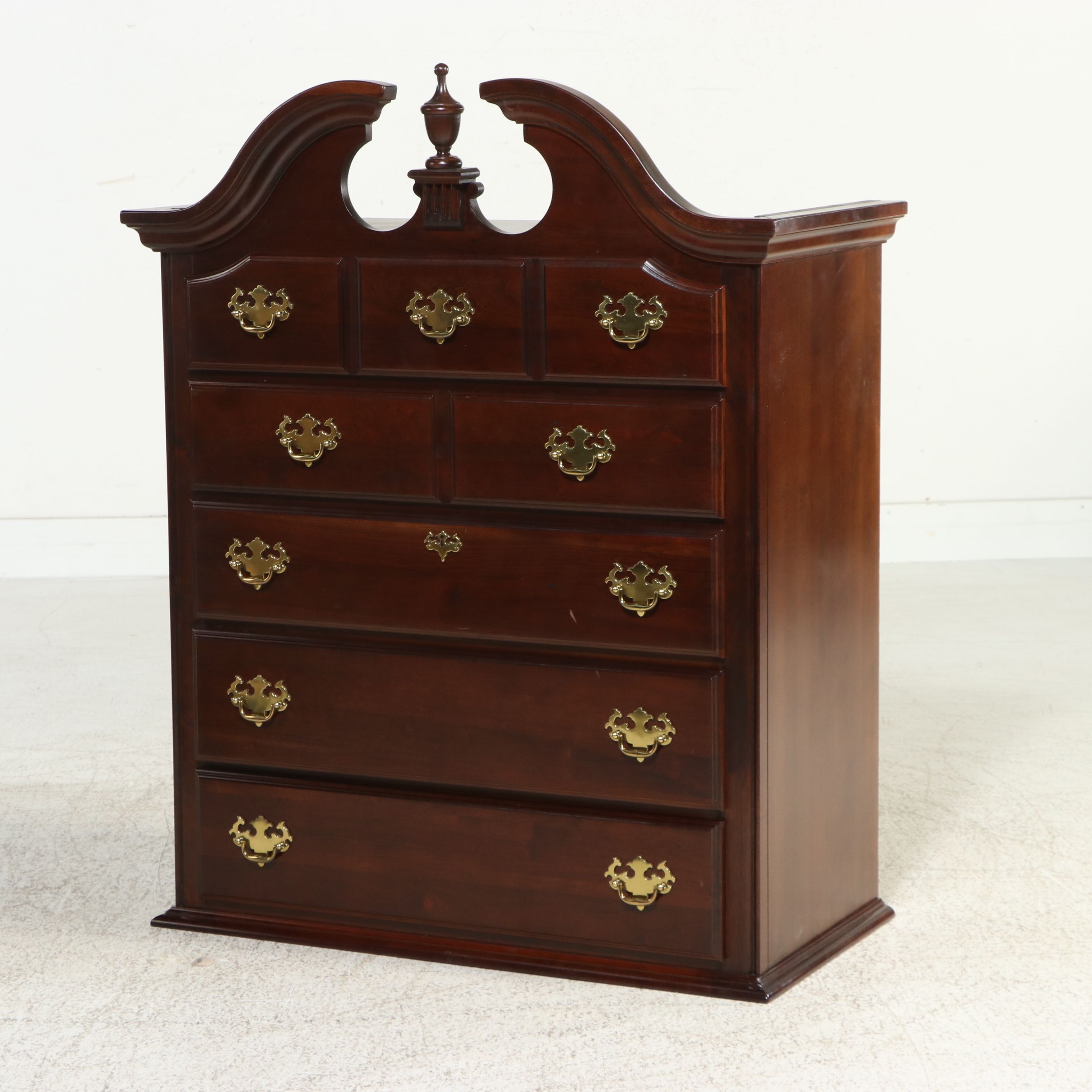 Kincaid Furniture Queen Anne Style Mahogany Highboy