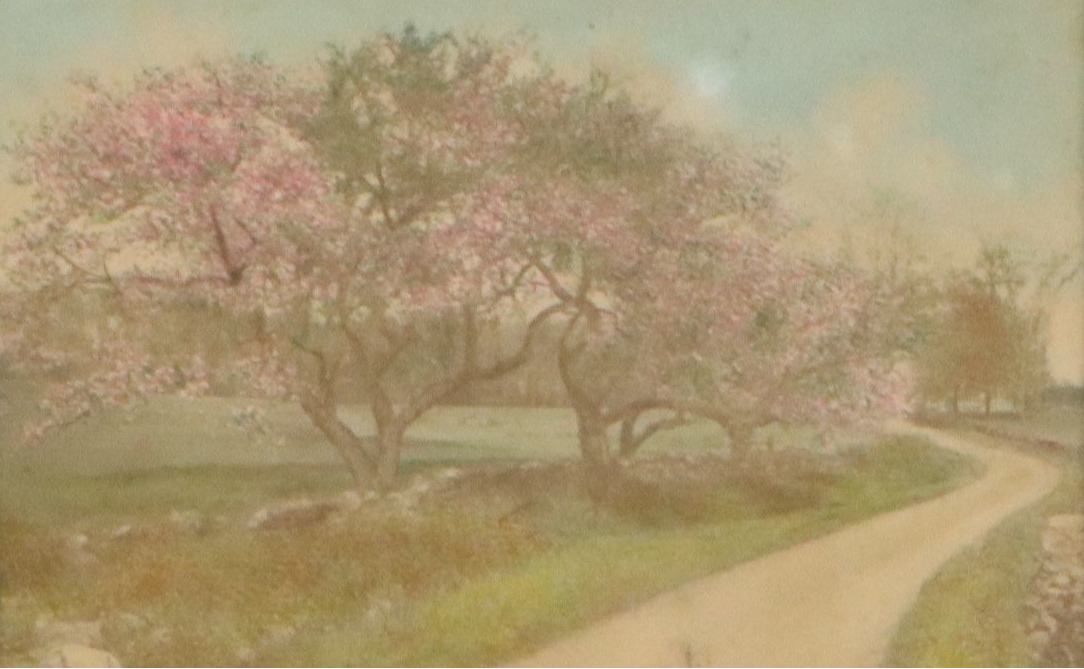 Wallace Nutting Hand-Colored Platinum Photograph "The World Beautiful"