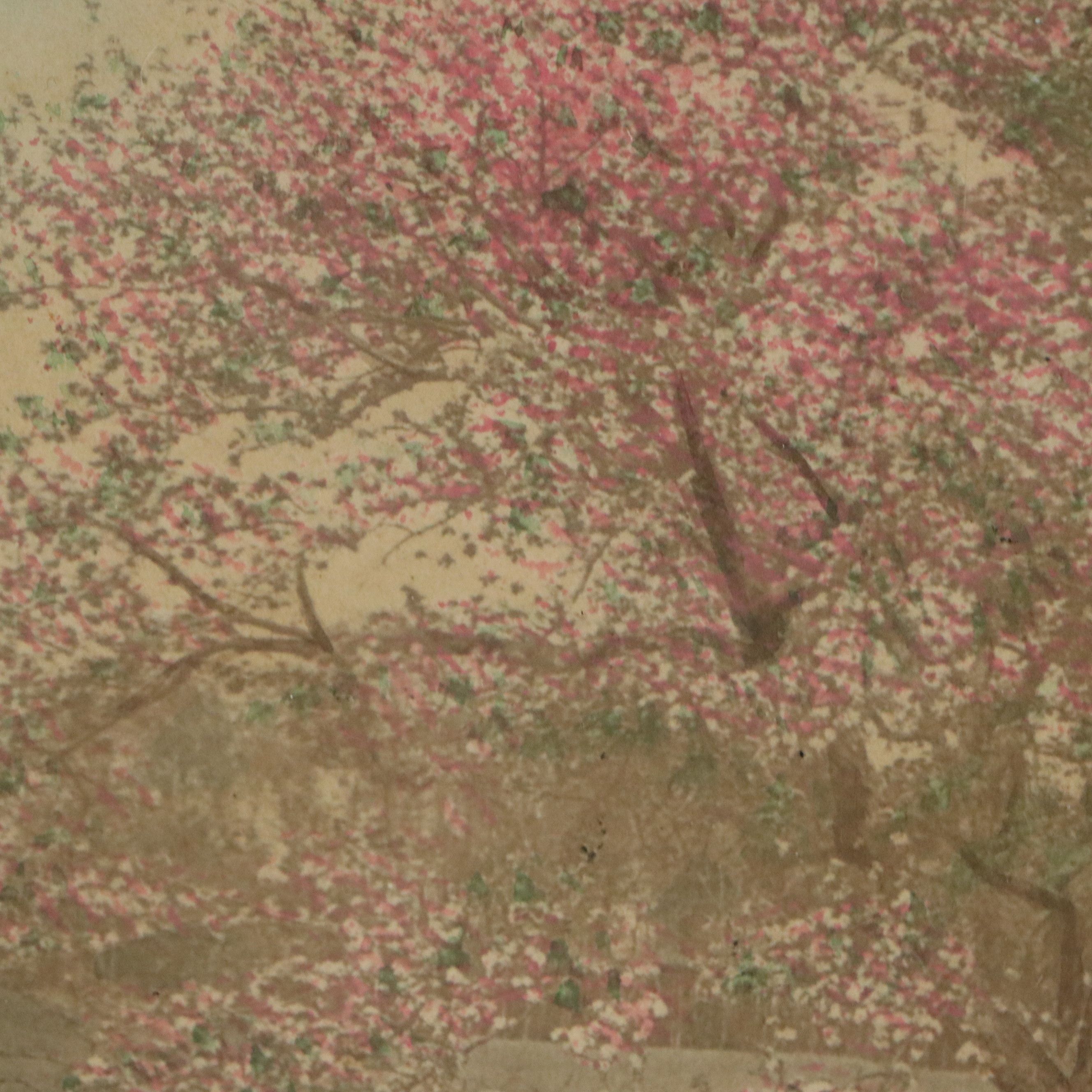 Wallace Nutting Hand-Colored Platinum Photograph "The World Beautiful"