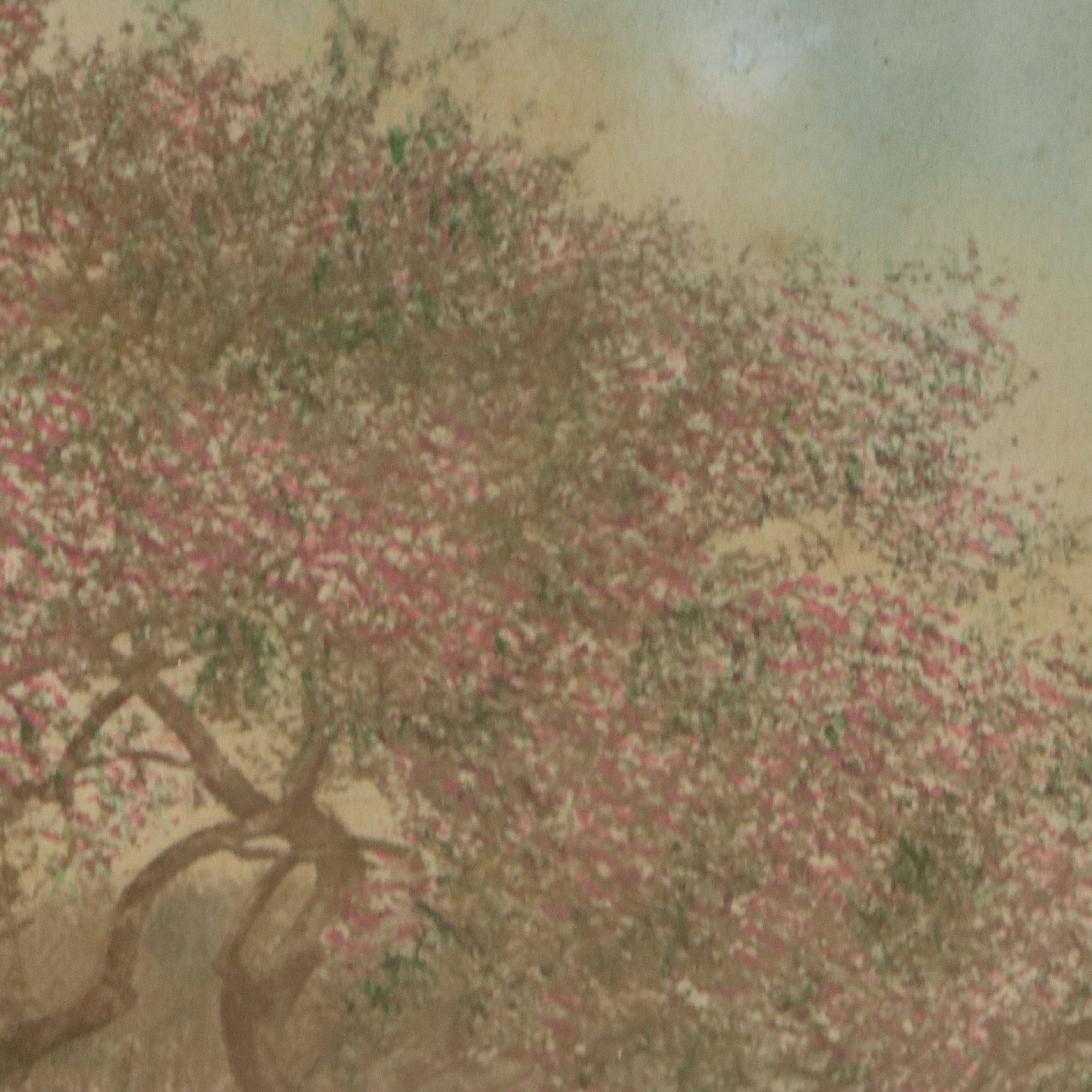 Wallace Nutting Hand-Colored Platinum Photograph "The World Beautiful"