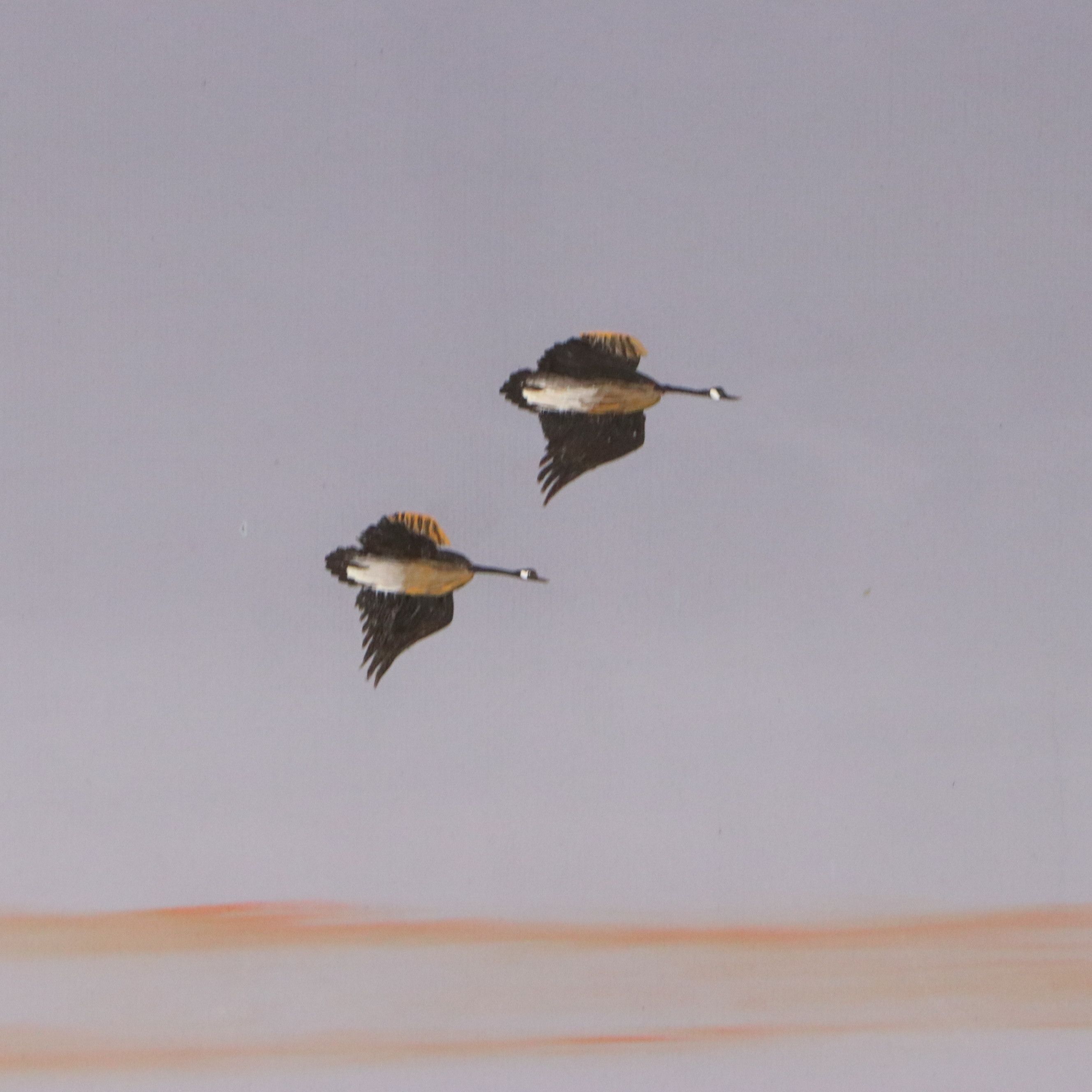 Bruce A. Hume Acrylic Painting of Winter Landscape, Mid to Late 20th Century