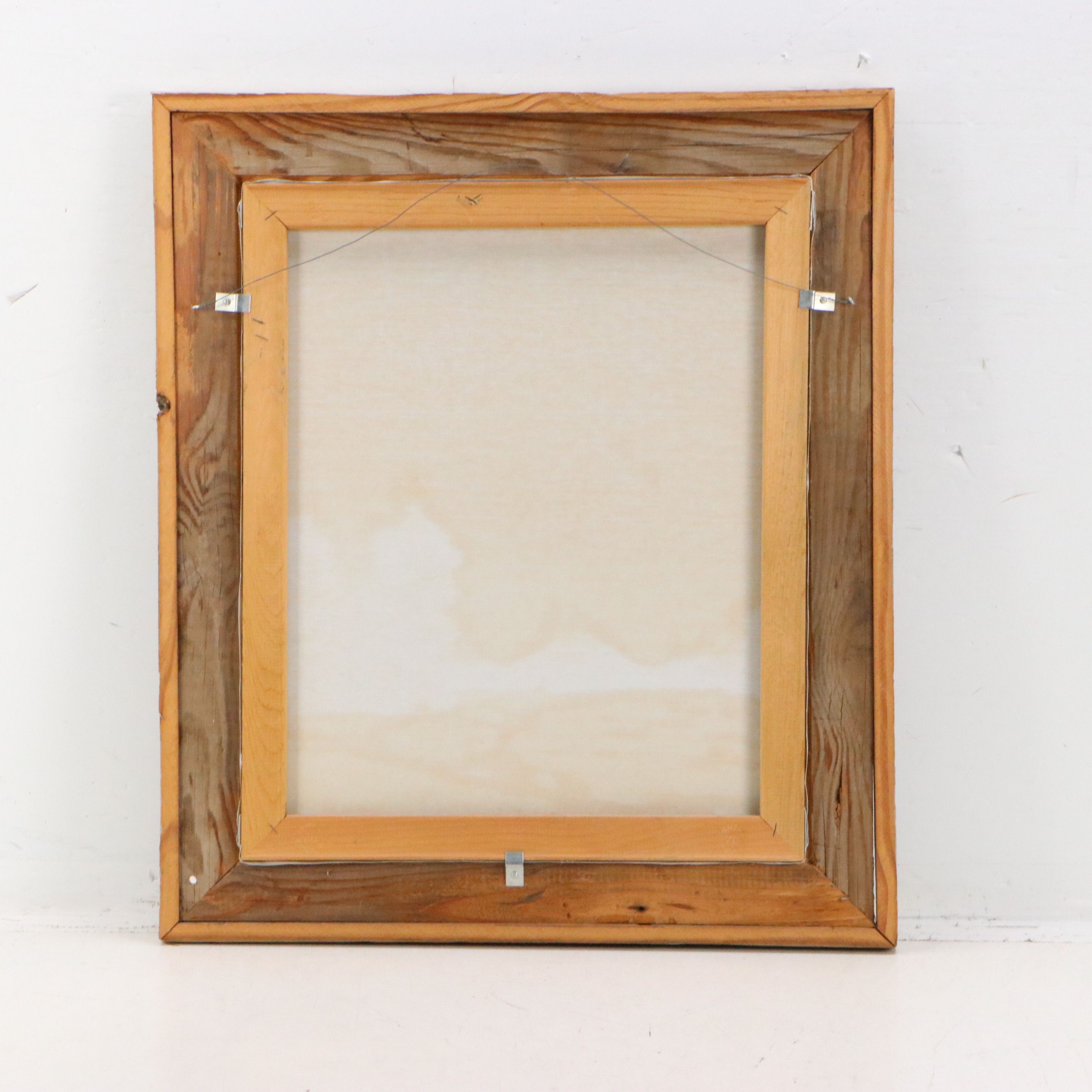 Bruce A. Hume Acrylic Painting of Winter Landscape, Mid to Late 20th Century