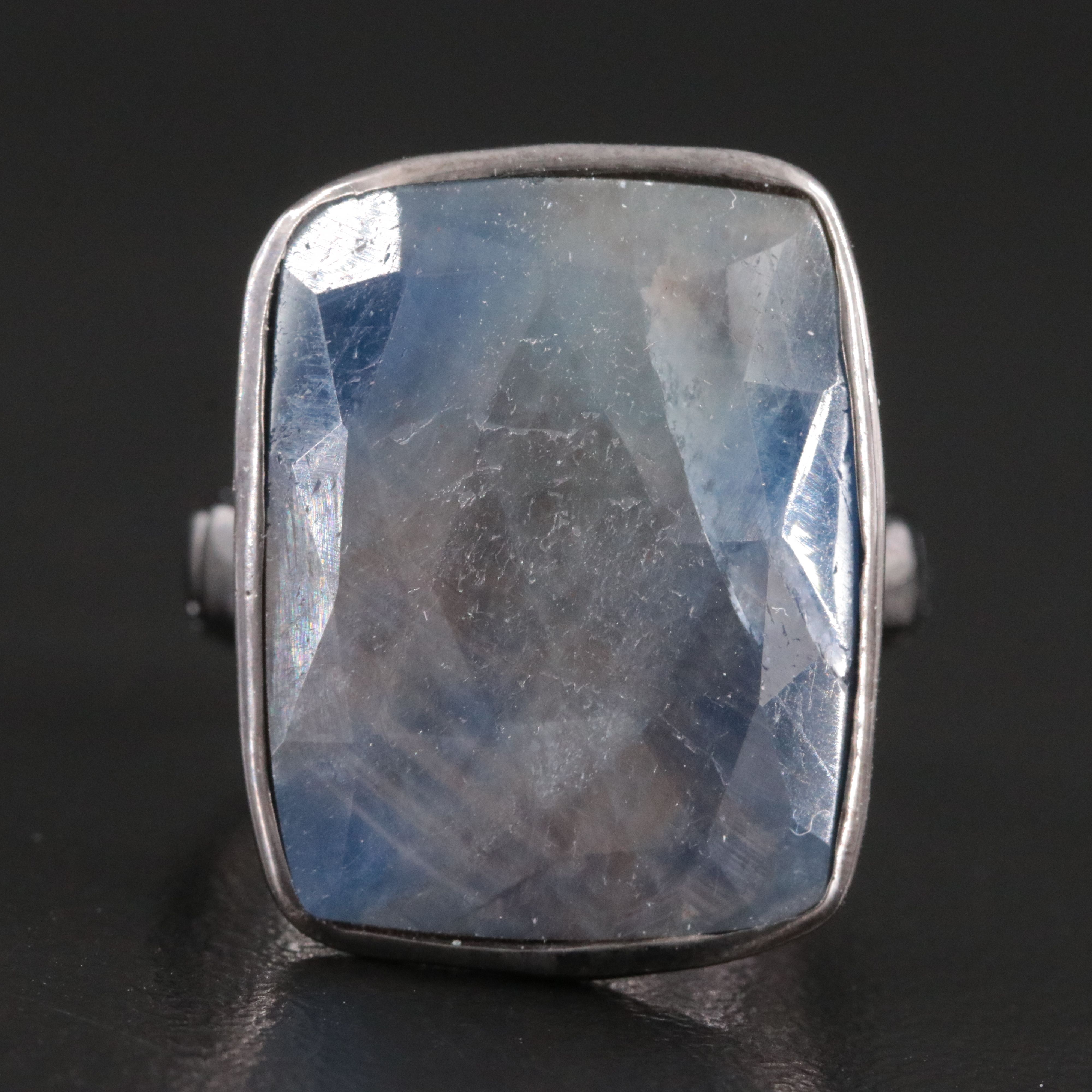 Sterling Sapphire Ring