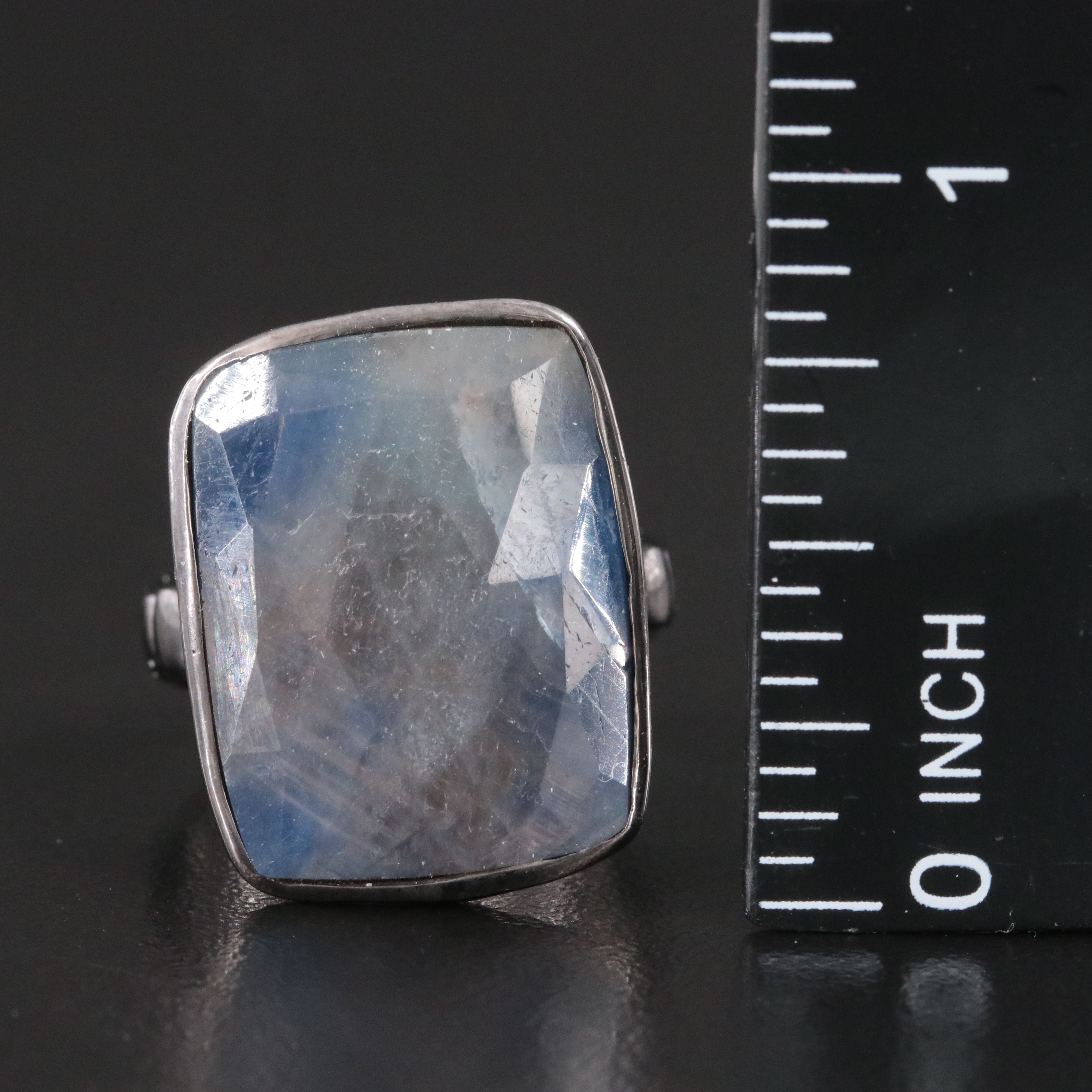 Sterling Sapphire Ring