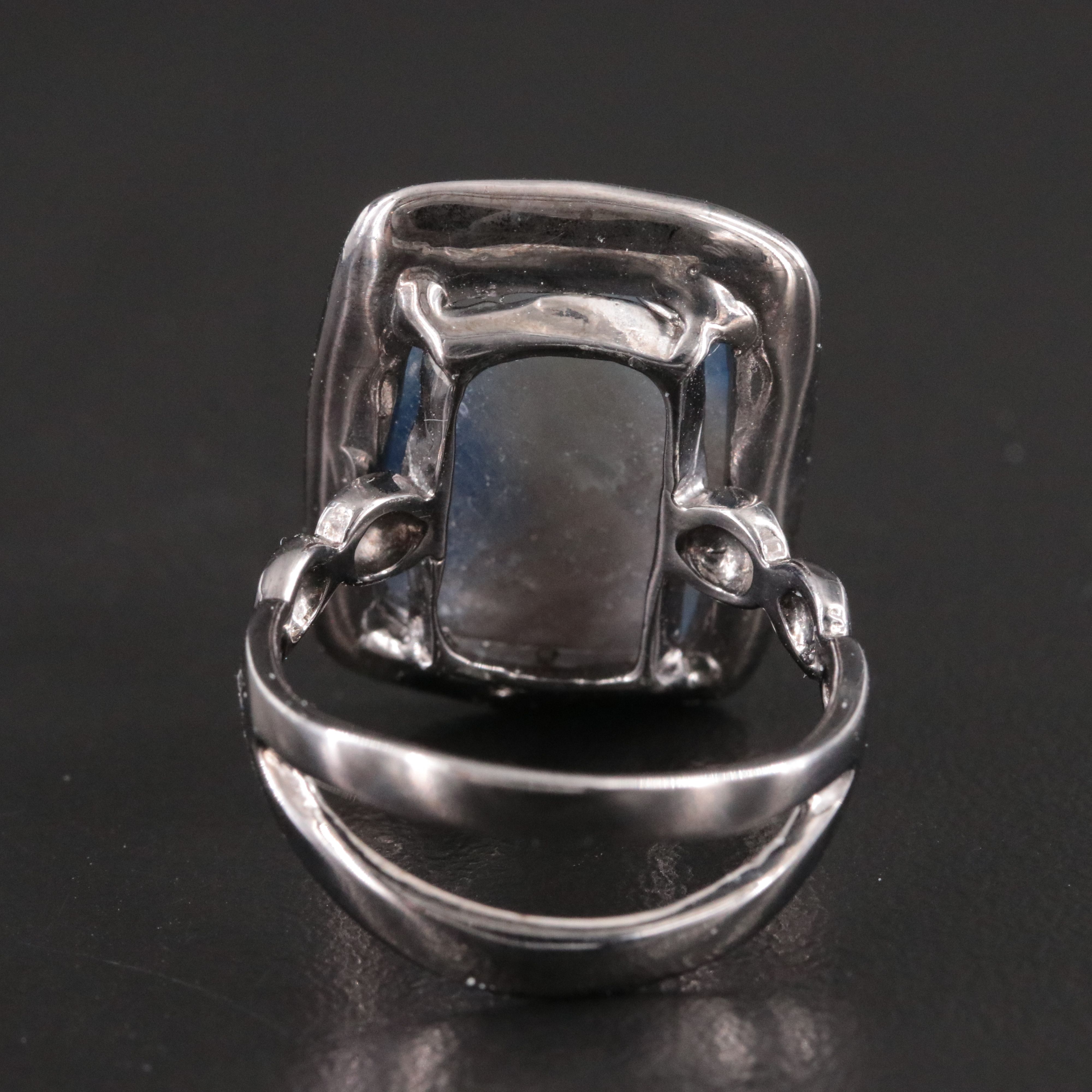 Sterling Sapphire Ring