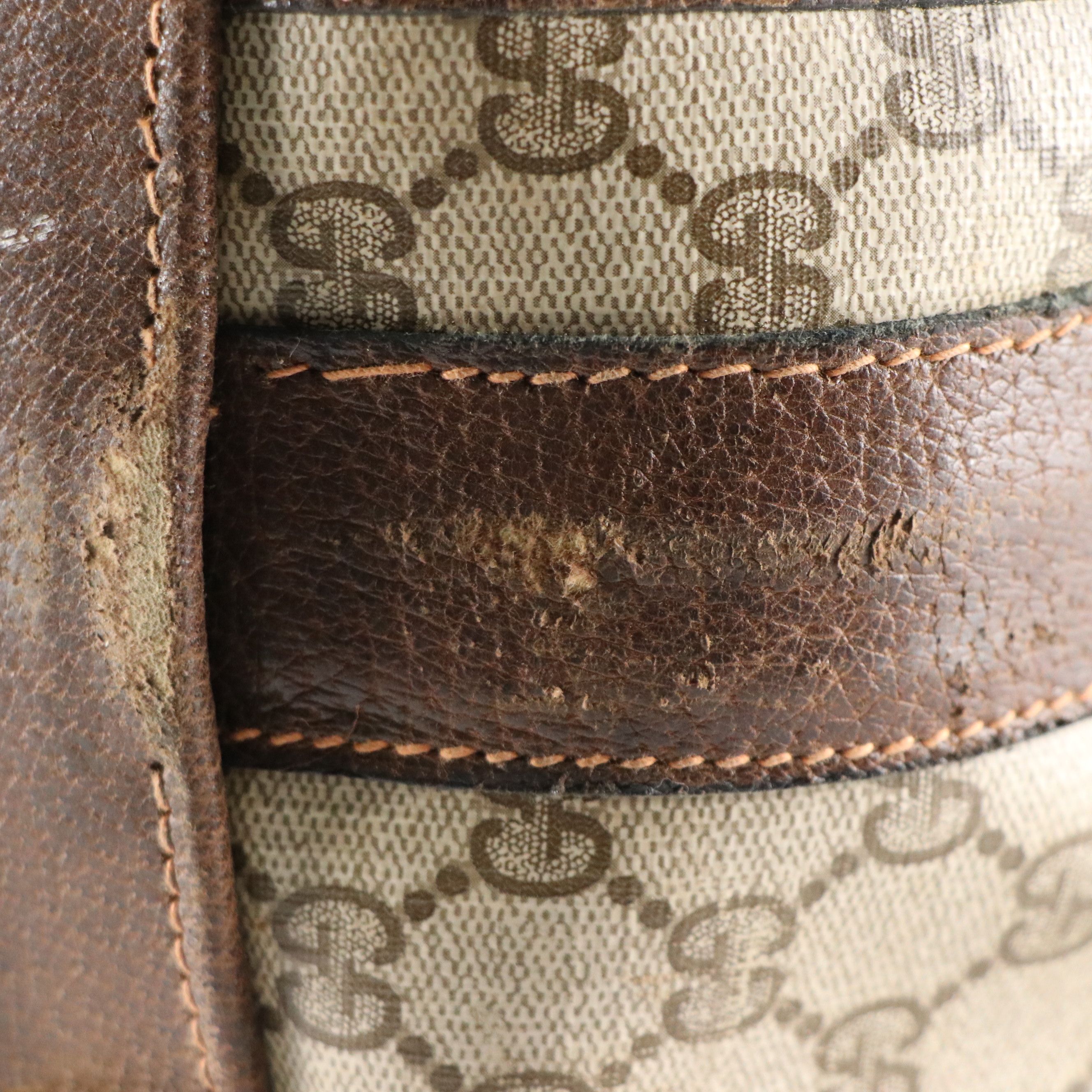 Gucci Web Stripe 29" Softside Suitcase in GG Supreme Canvas, 1960s