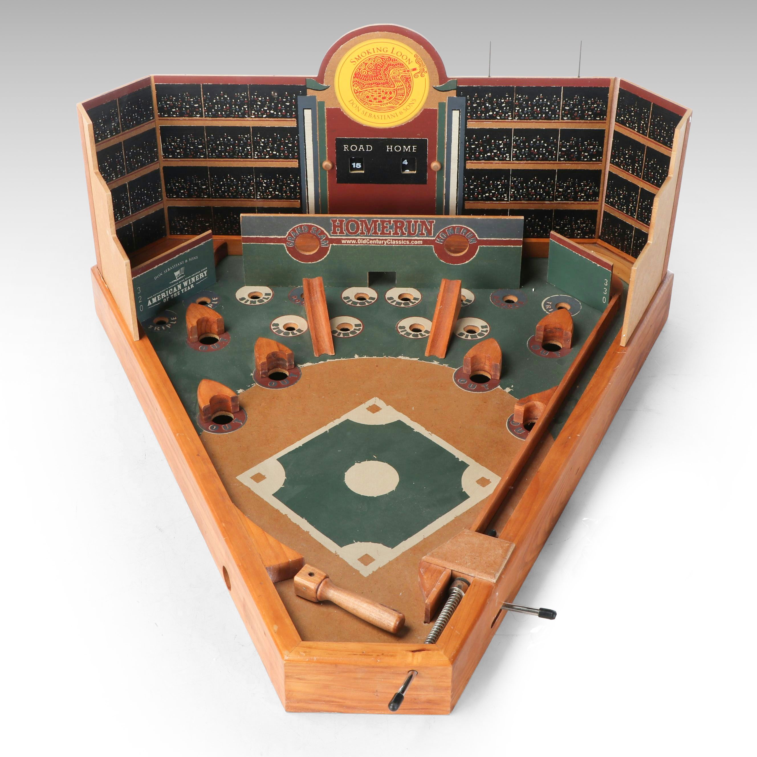Classic Old Century Pinball Style Baseball Pinball Game