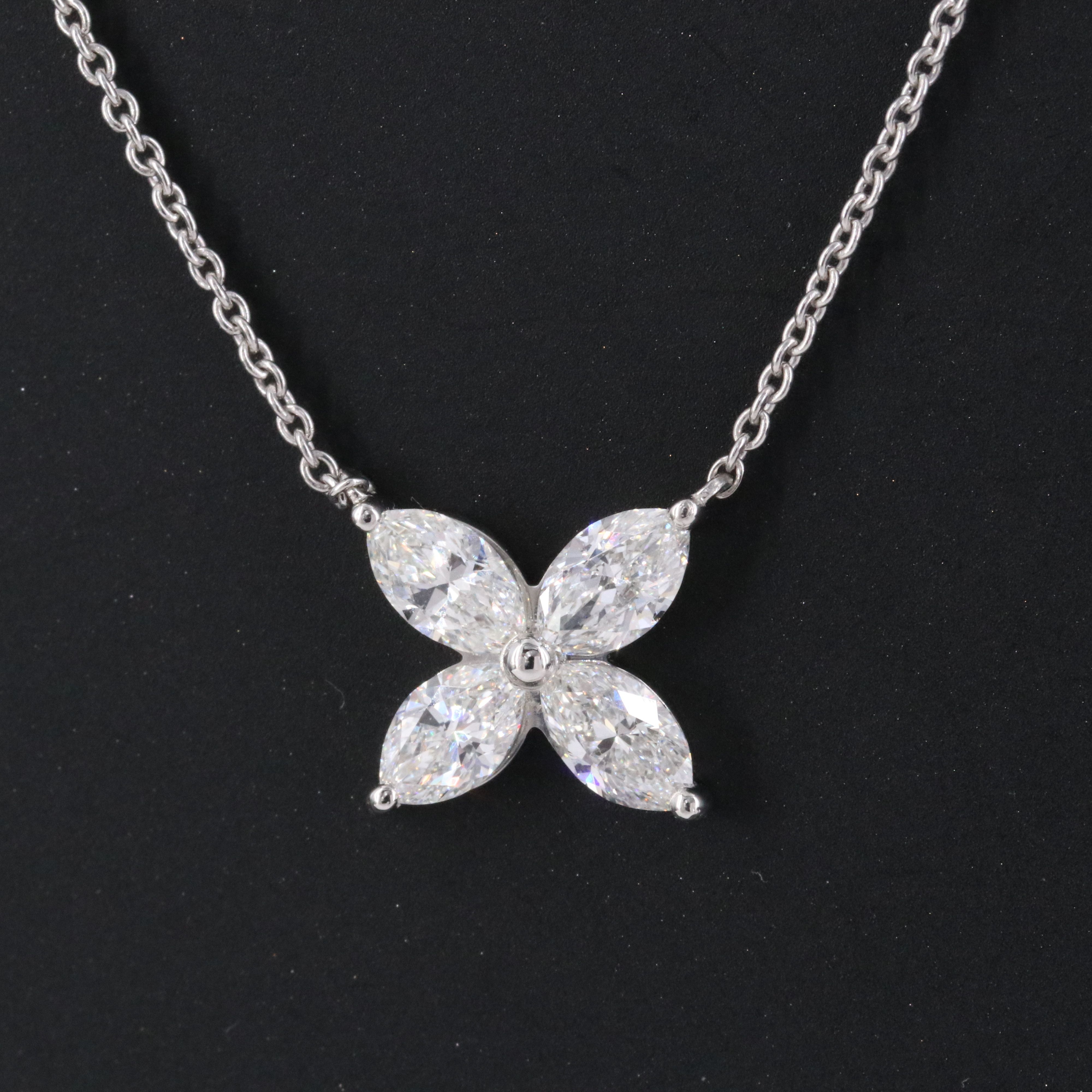 Platinum 0.99 CTW Diamond Necklace