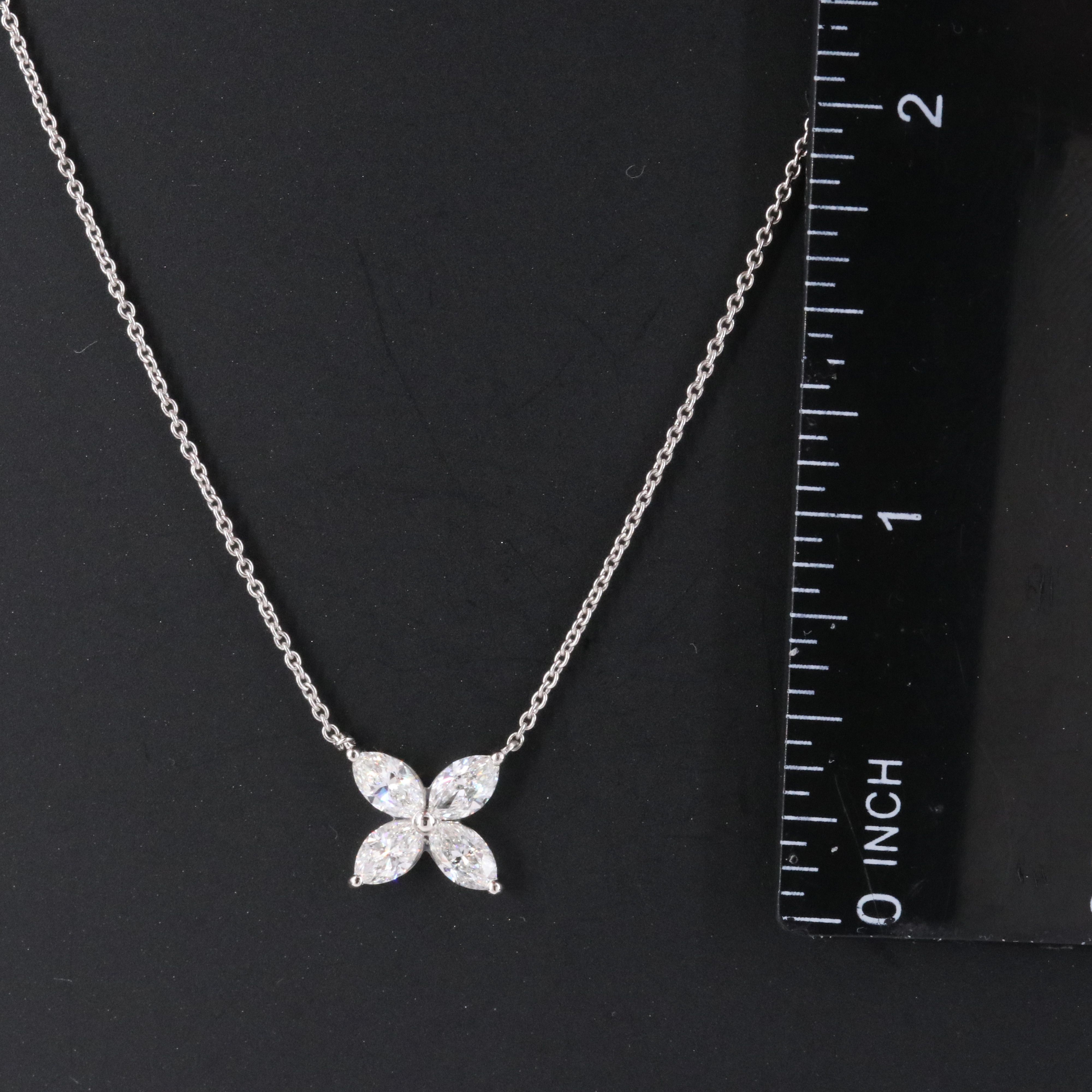 Platinum 0.99 CTW Diamond Necklace