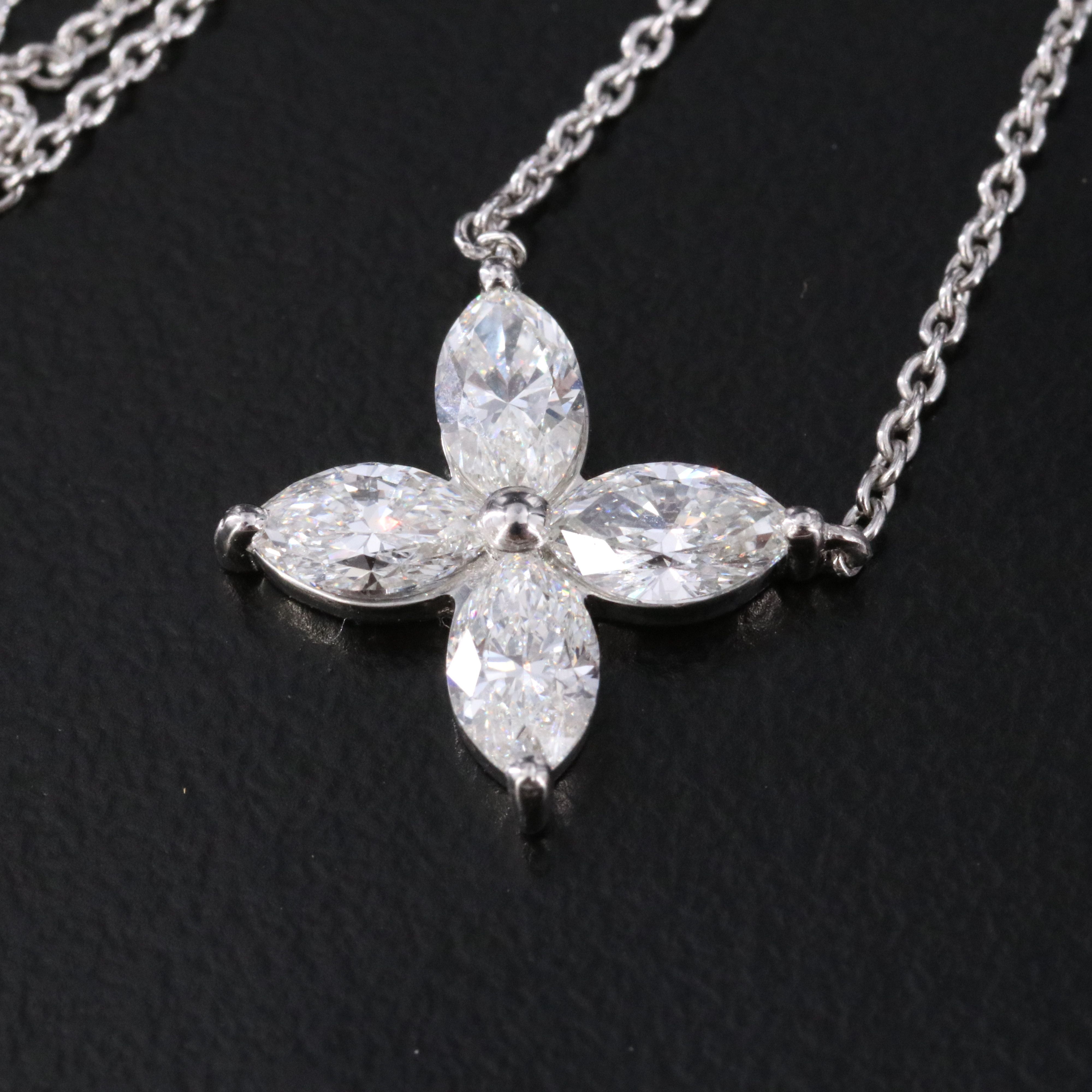 Platinum 0.99 CTW Diamond Necklace