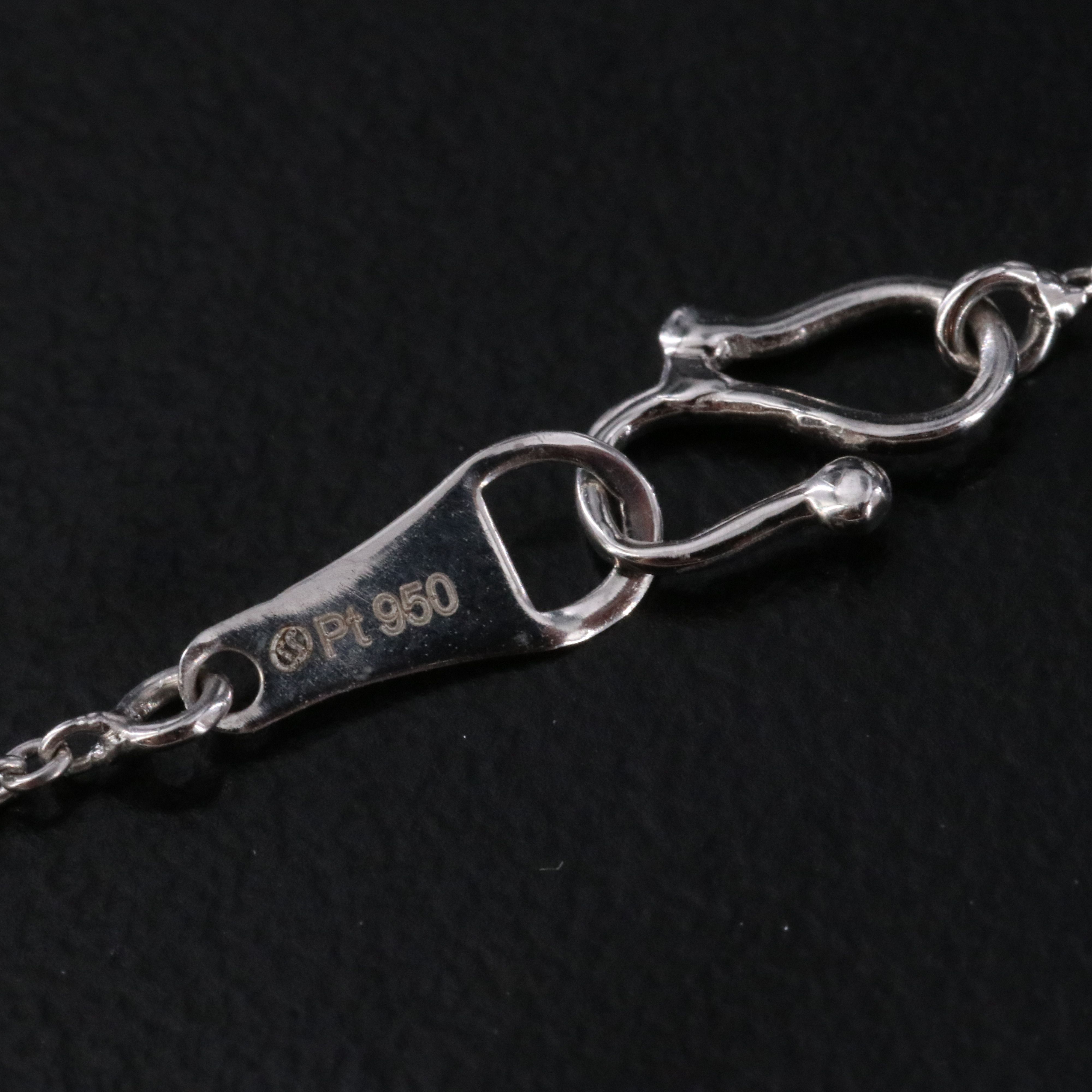 Platinum 0.99 CTW Diamond Necklace