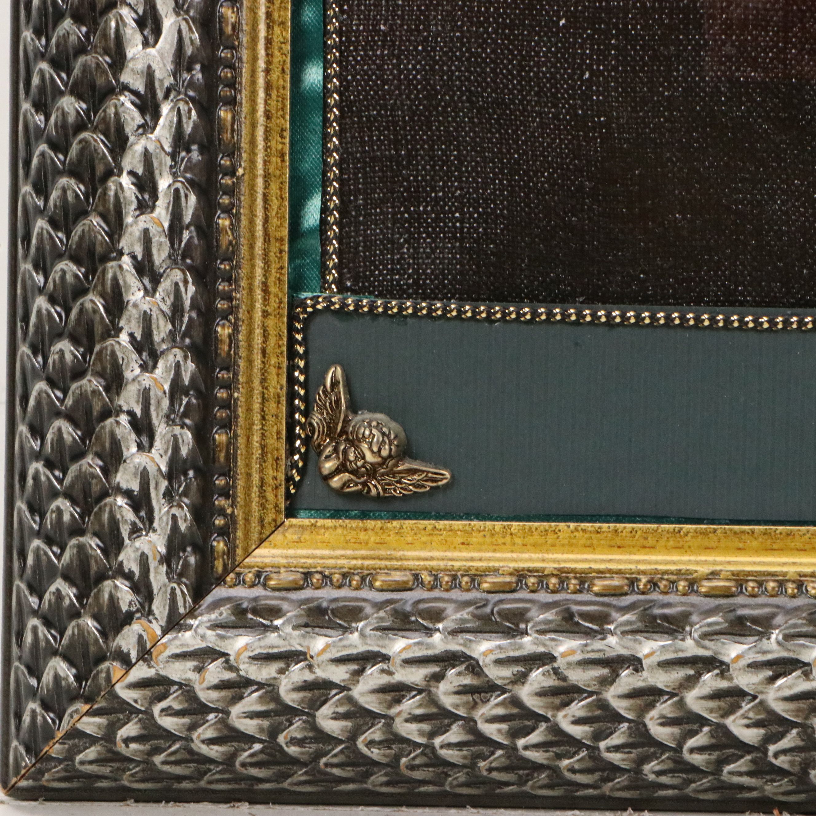 Fruit Still Life Oil Painting, Late 20th Century