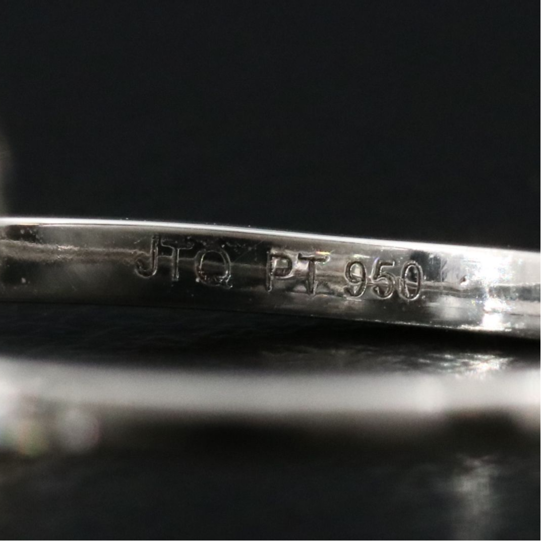 Platinum 2.88 CT Lab Grown Diamond Solitaire Ring