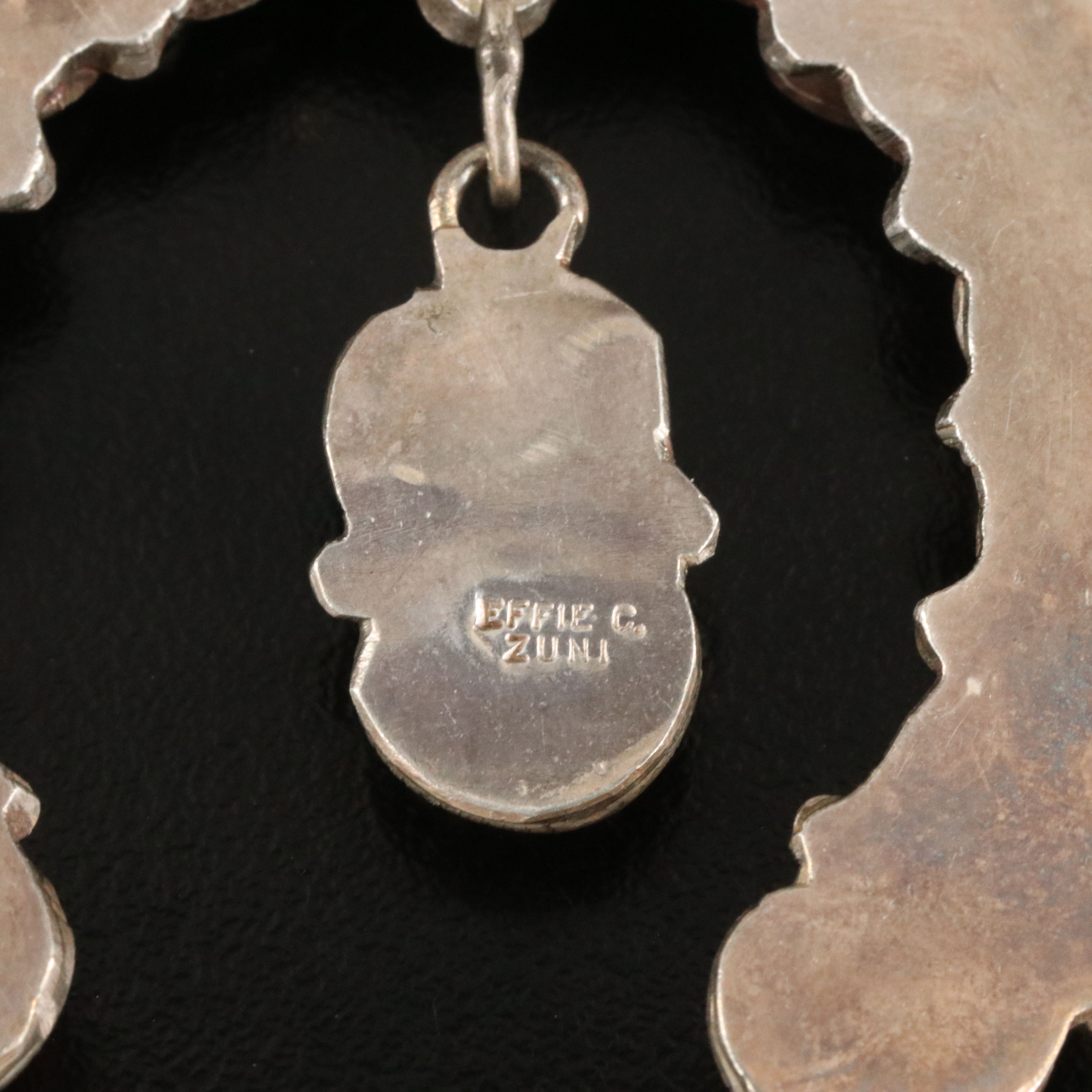 Effie Calavaza Zuni Sterling Turquoise and Coral Squash Blossom & Snake Necklace