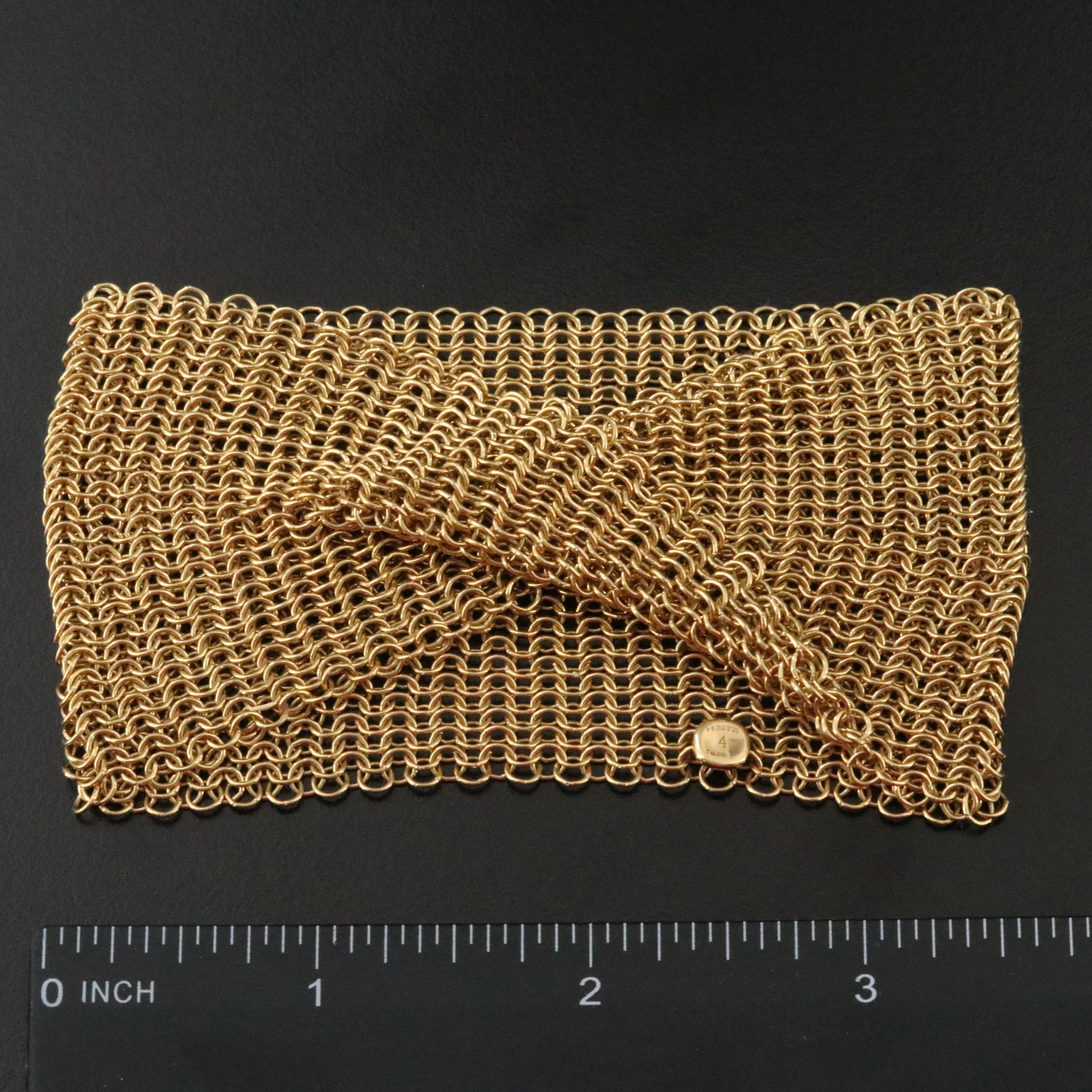 Elsa Peretti for Tiffany & Co. 18K Mesh Bracelet