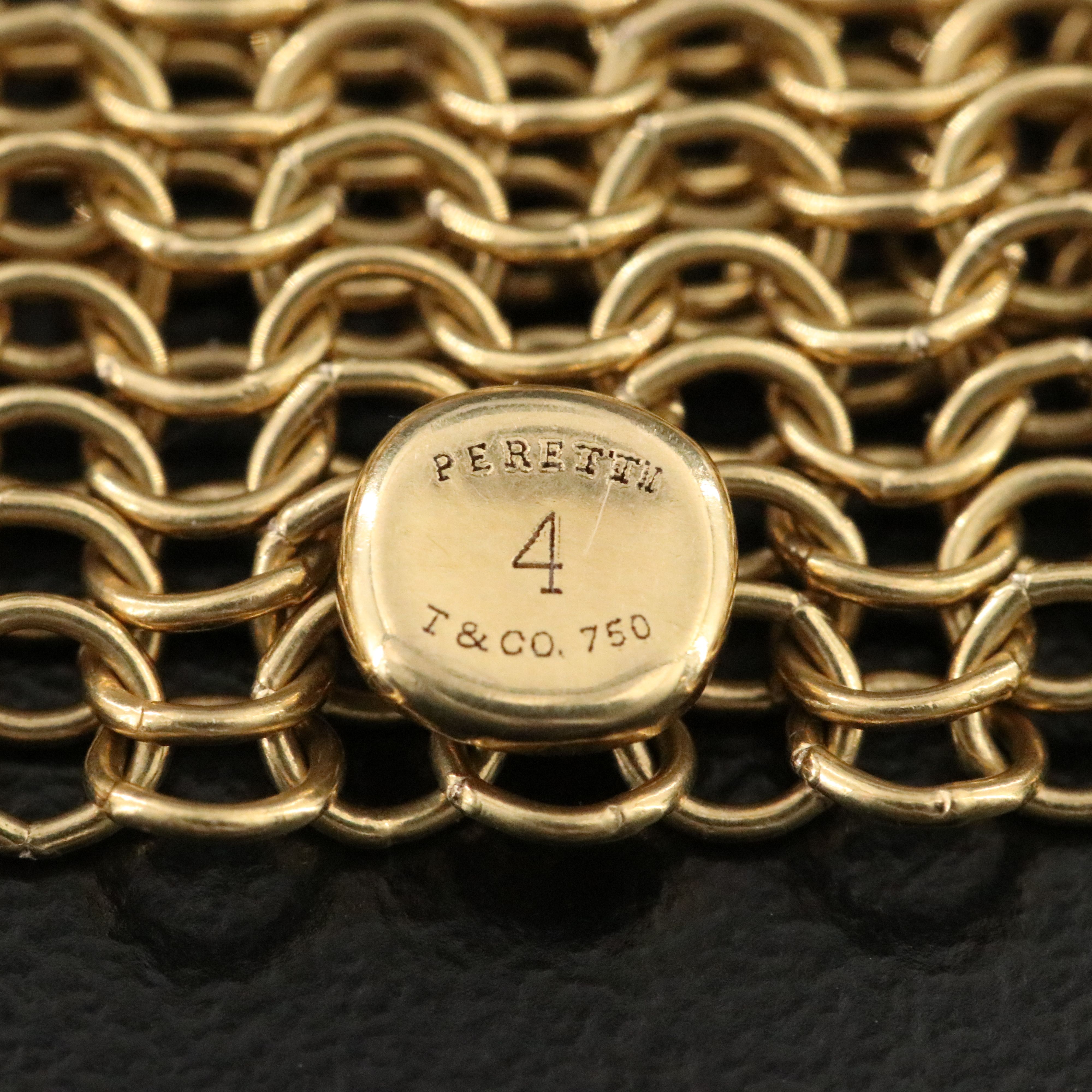 Elsa Peretti for Tiffany & Co. 18K Mesh Bracelet