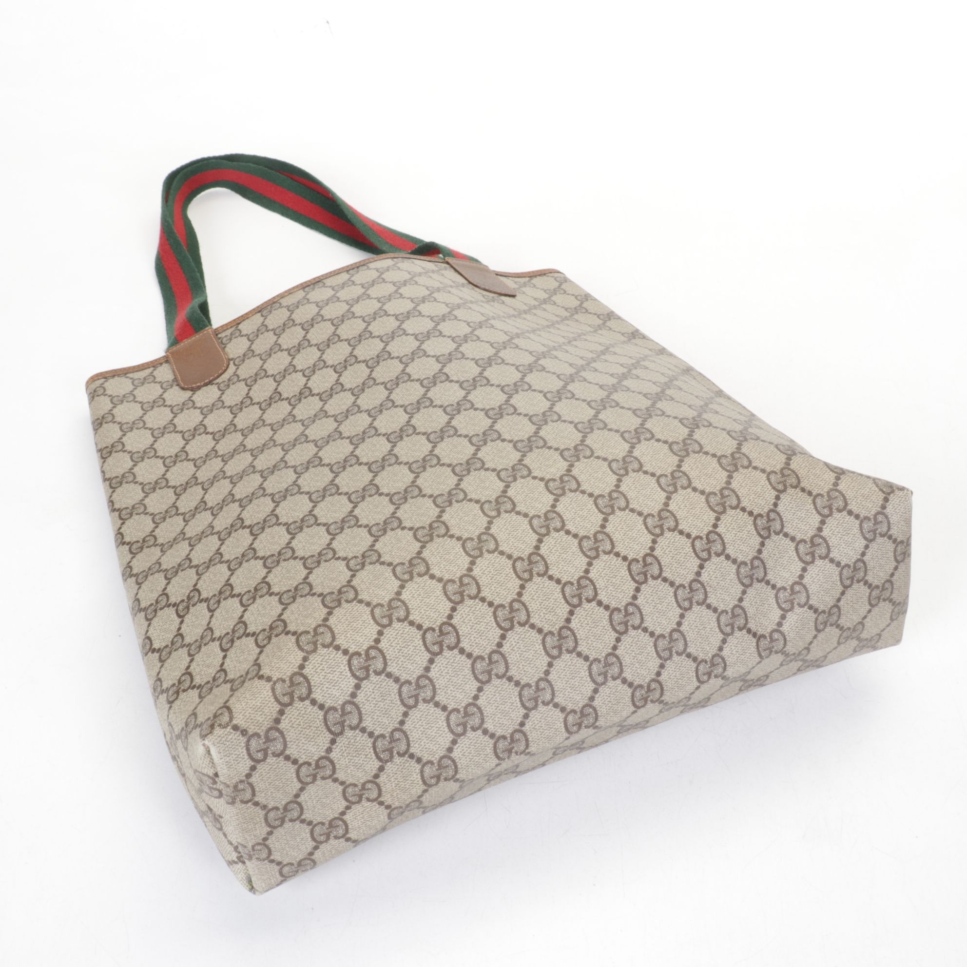 Gucci Accessory Collection Sherry Line Tote in GG Supreme Coated Canvas