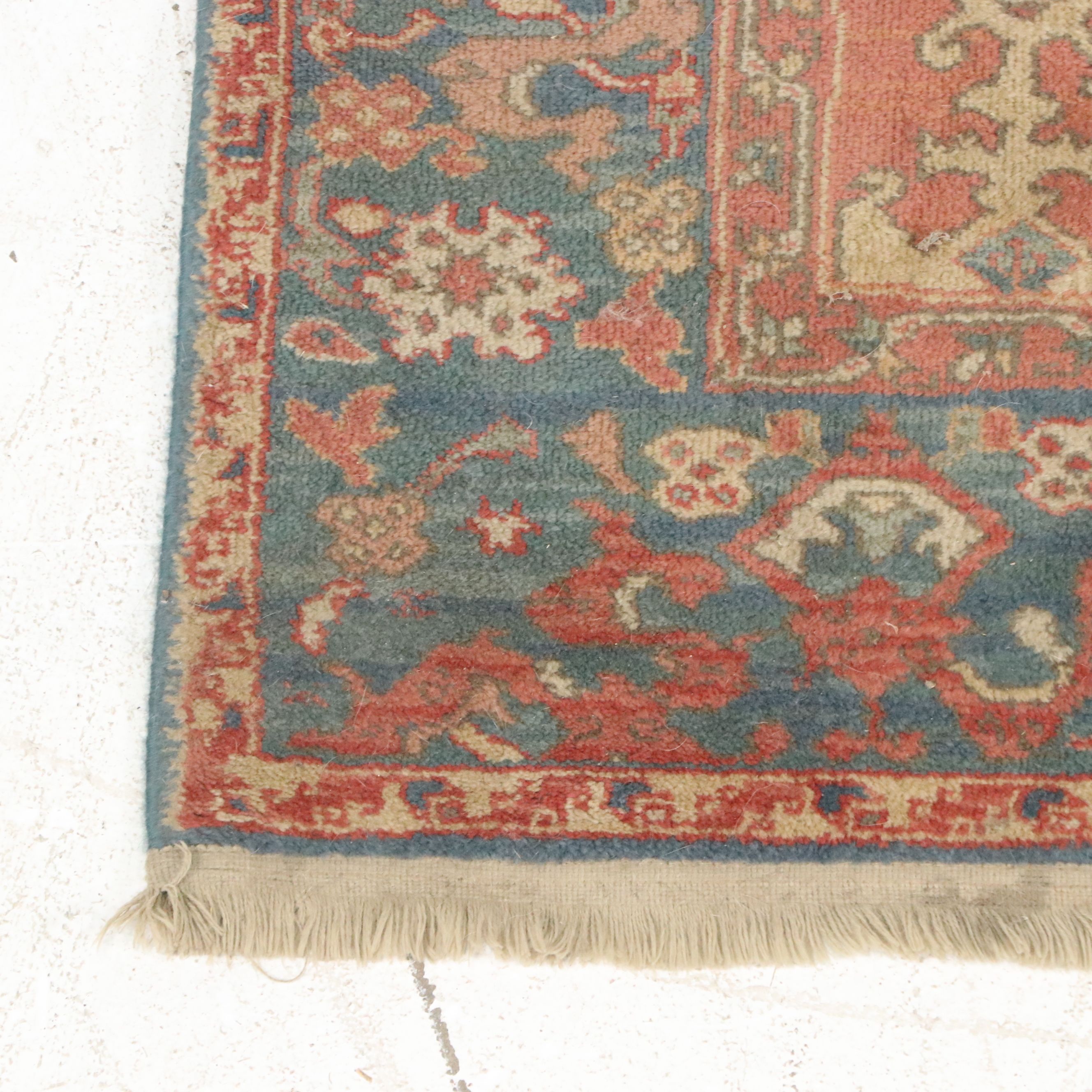 4'2 x 6'1 Machine Made Karastan "Williamsburg" Oushak Style Area Rug