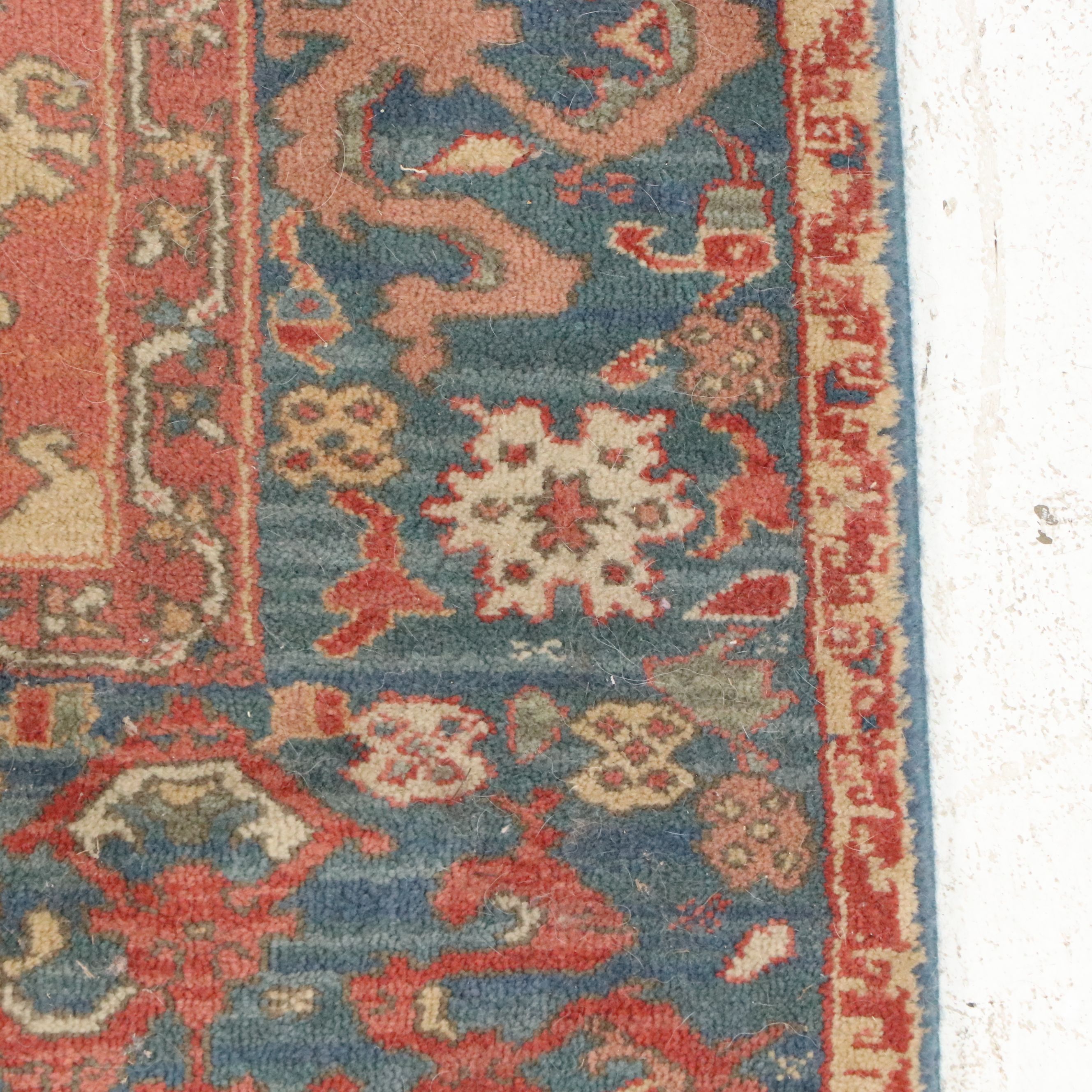 4'2 x 6'1 Machine Made Karastan "Williamsburg" Oushak Style Area Rug