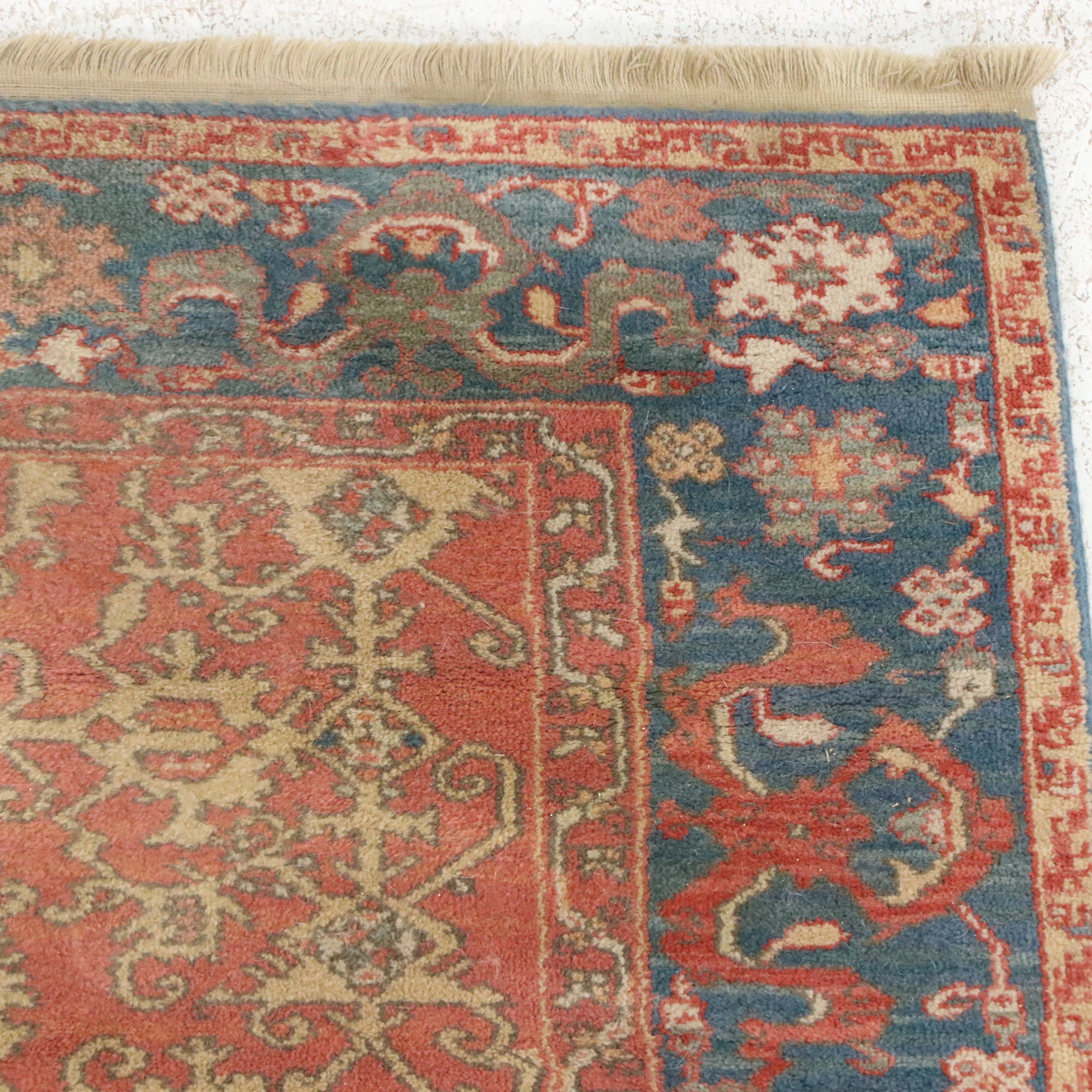 4'2 x 6'1 Machine Made Karastan "Williamsburg" Oushak Style Area Rug