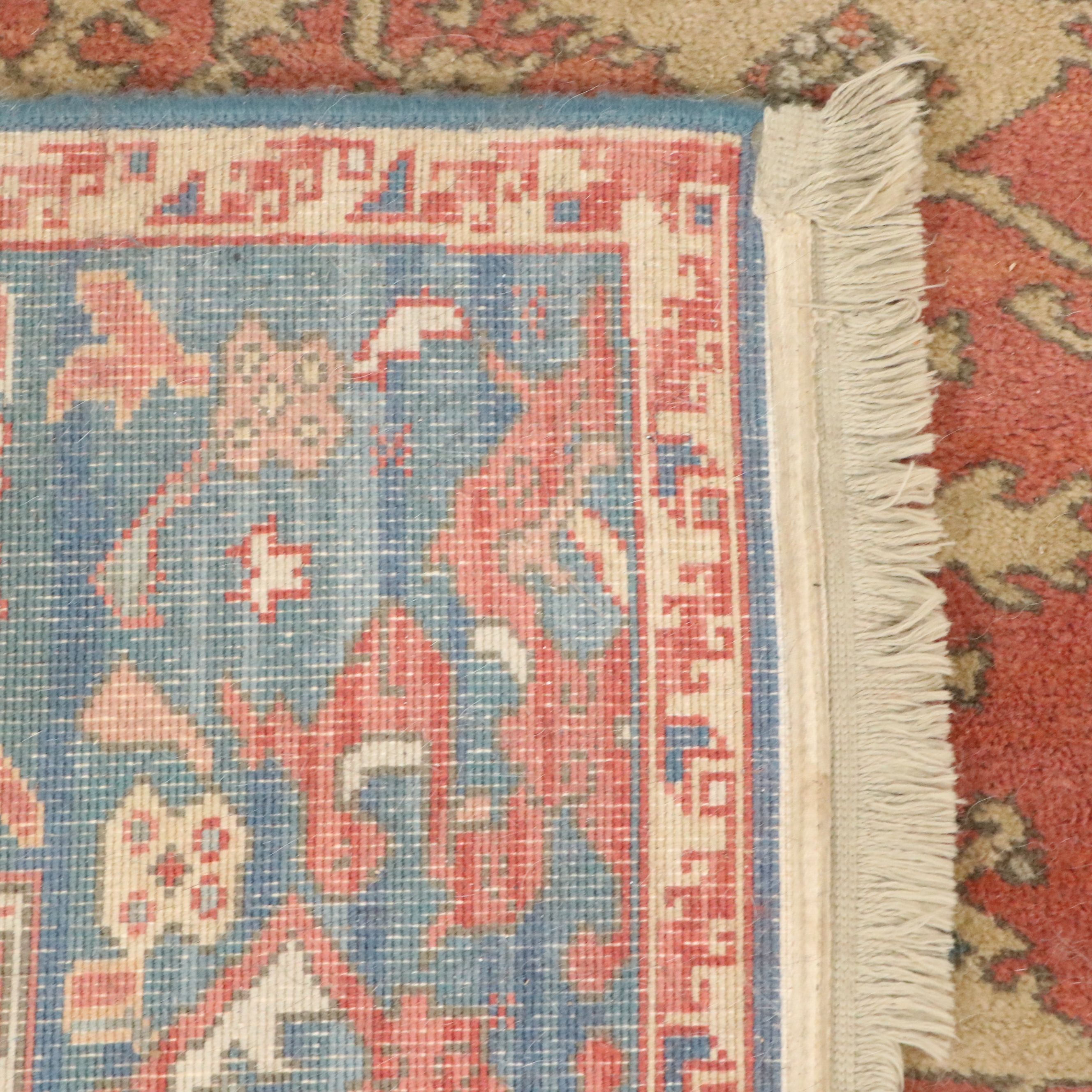 4'2 x 6'1 Machine Made Karastan "Williamsburg" Oushak Style Area Rug