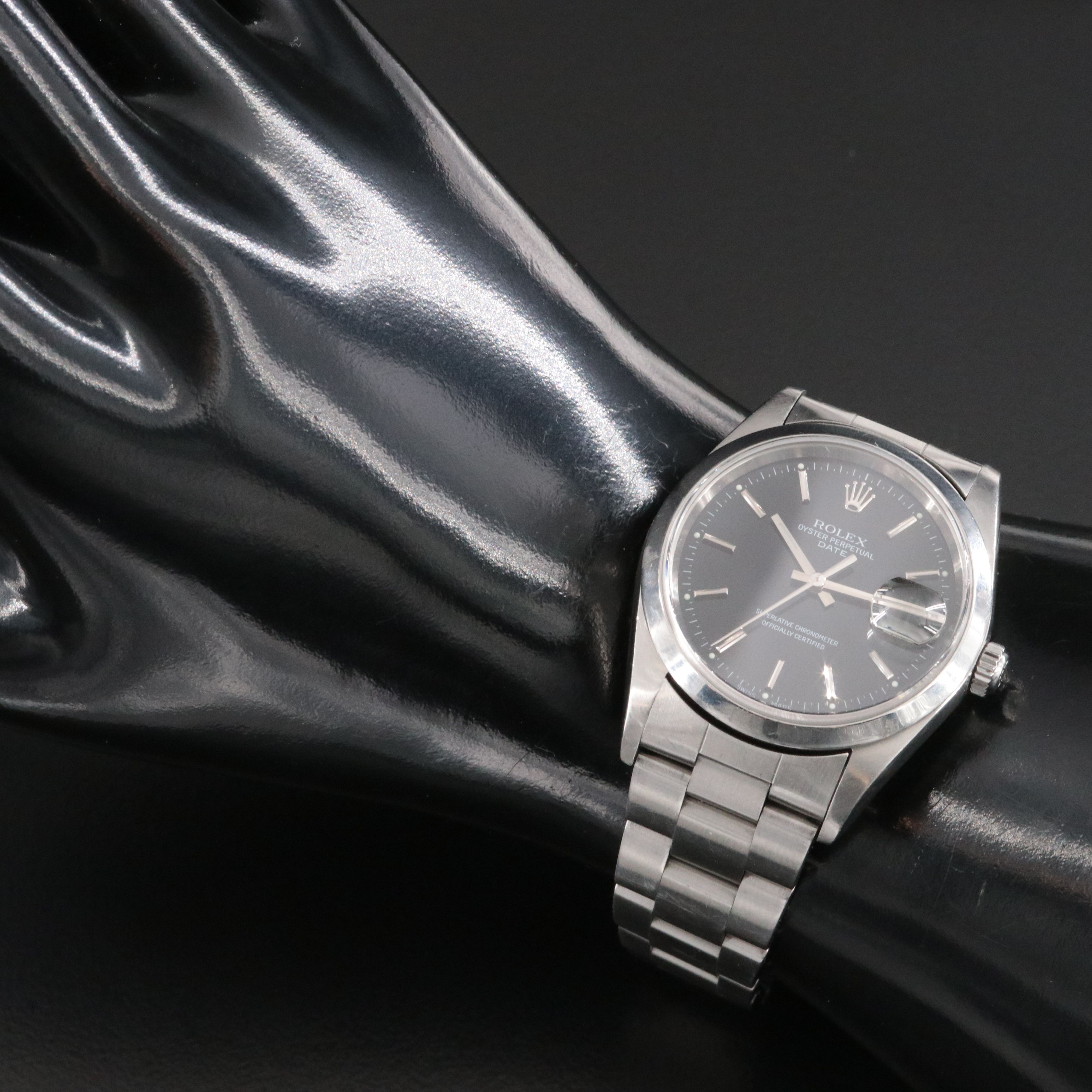 2000 Rolex Oyster Perpetual Date Steel Model 15200 Watch