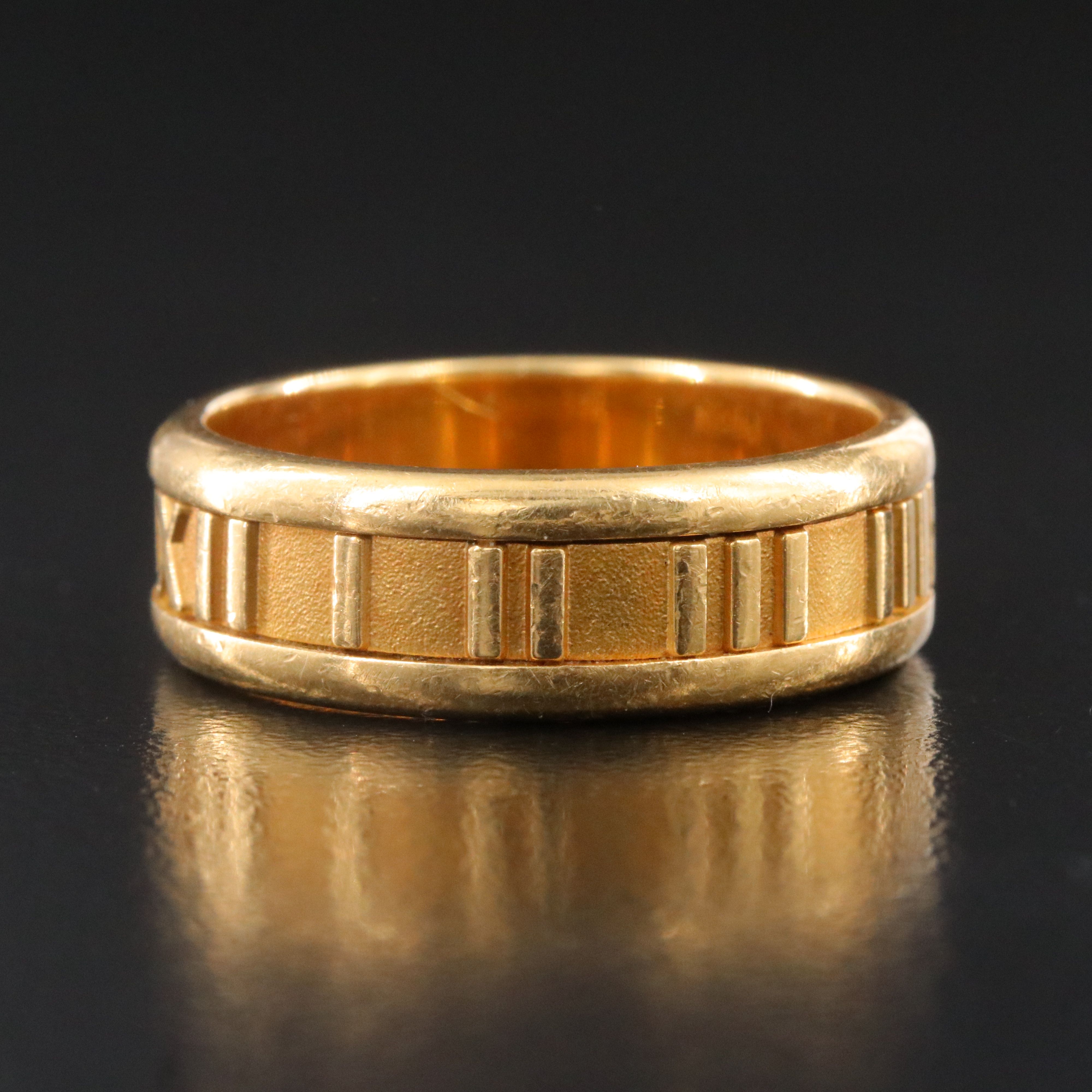 Tiffany & Co. Atlas 18K Eternity Ring