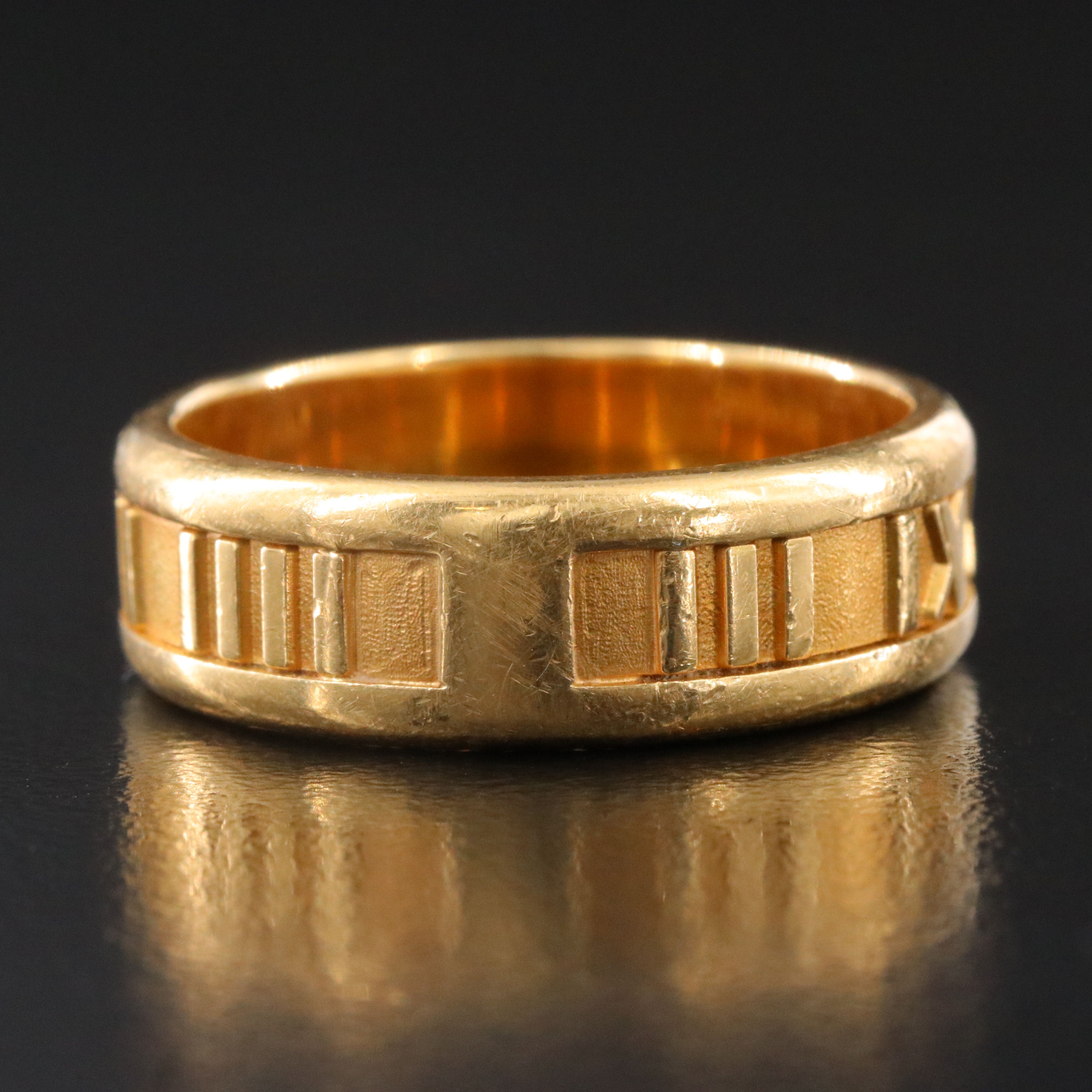 Tiffany & Co. Atlas 18K Eternity Ring