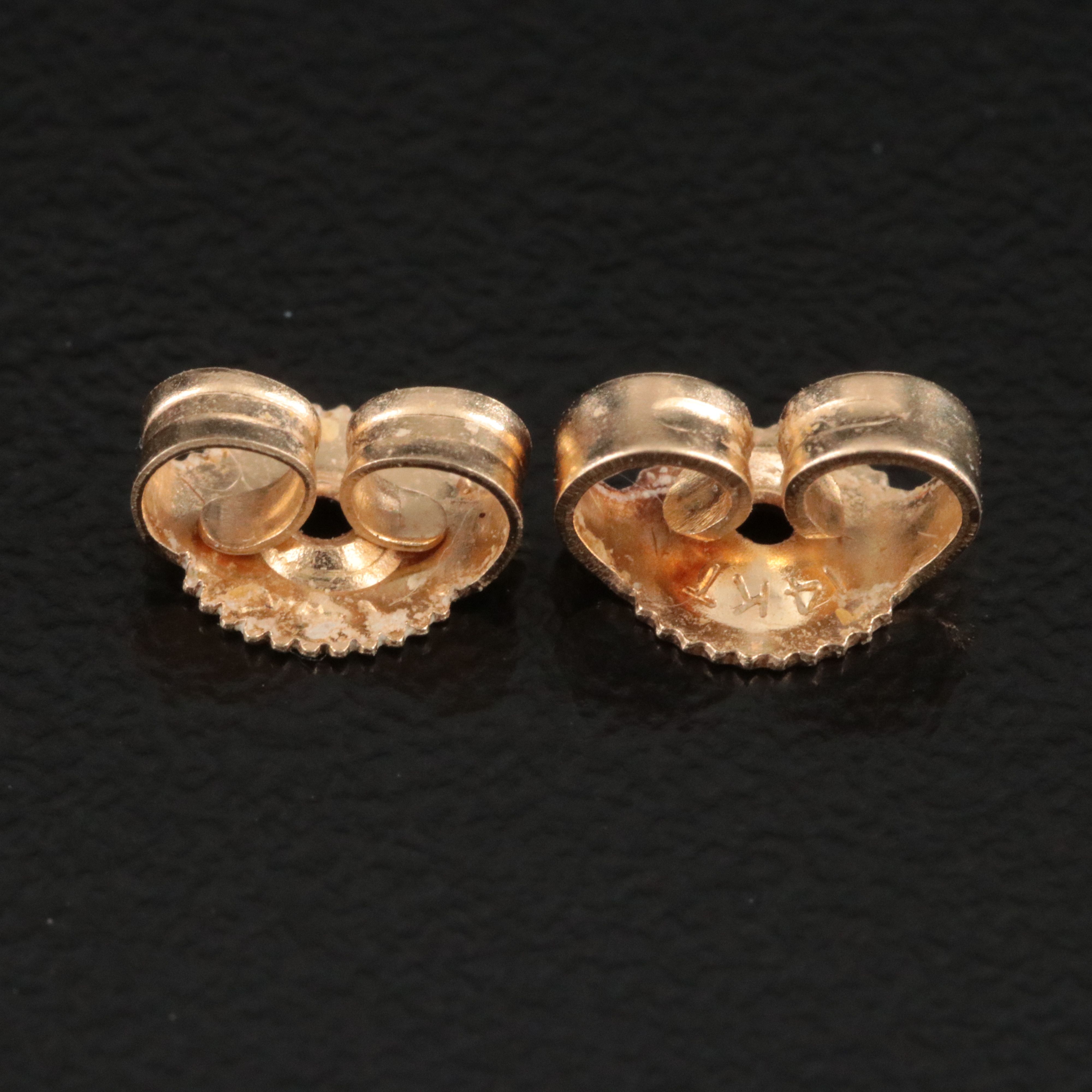 14K Sphere Stud Earrings