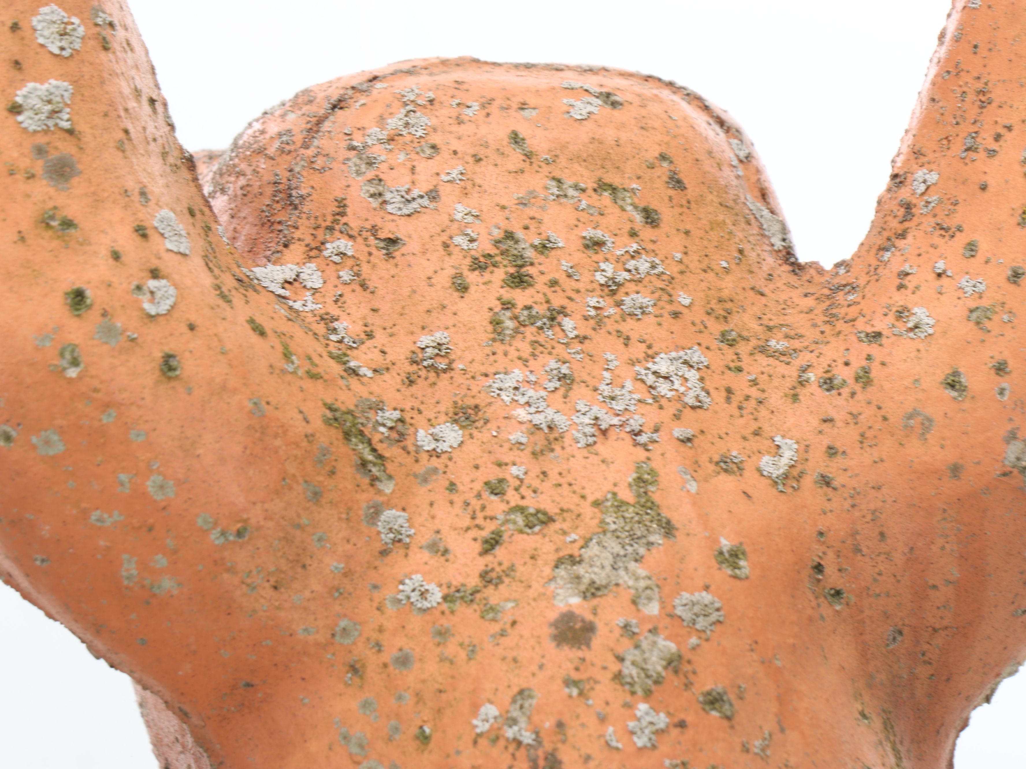 Painted Cast Concrete Deer Garden Statue