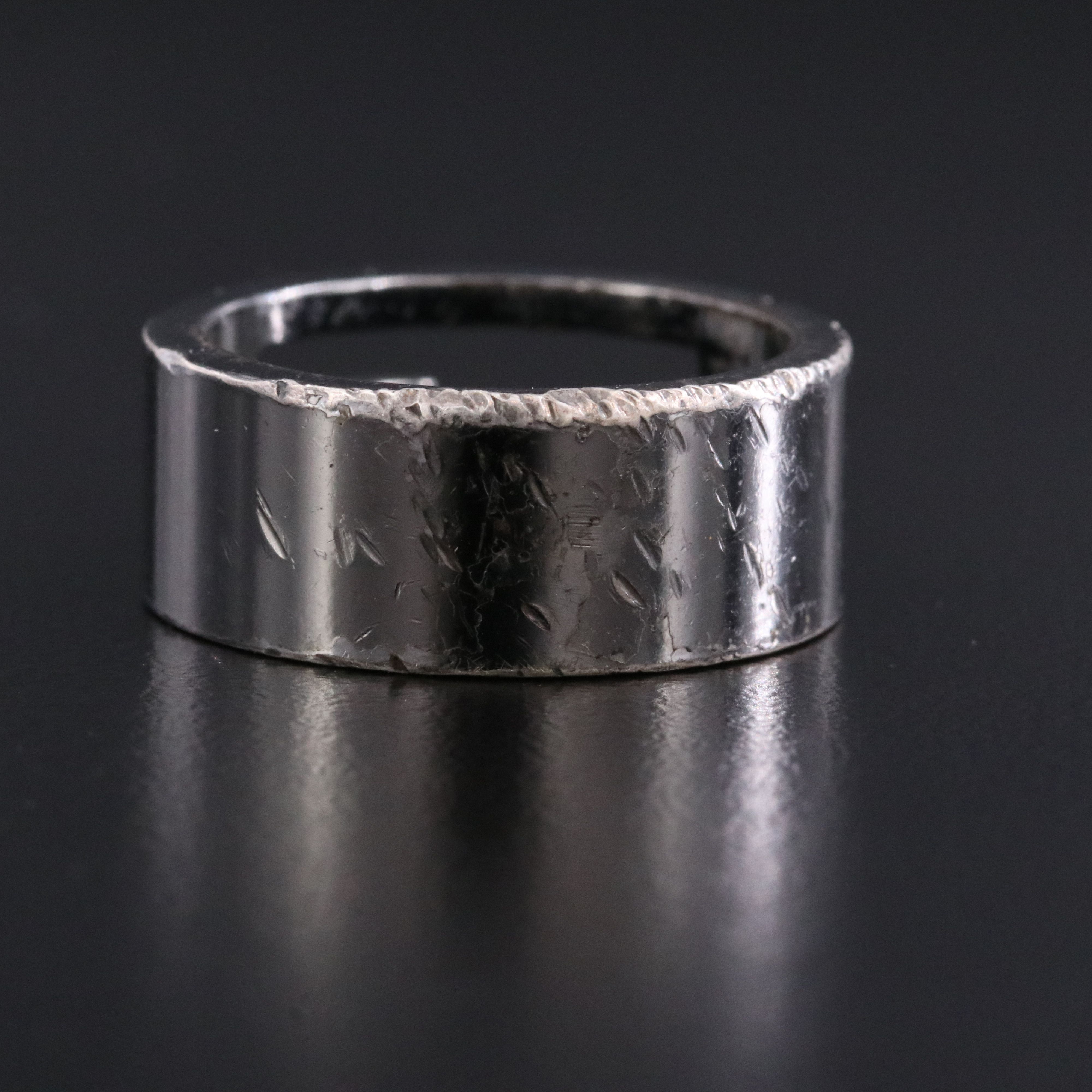 Gucci Sterling G Logo Cutout Ring