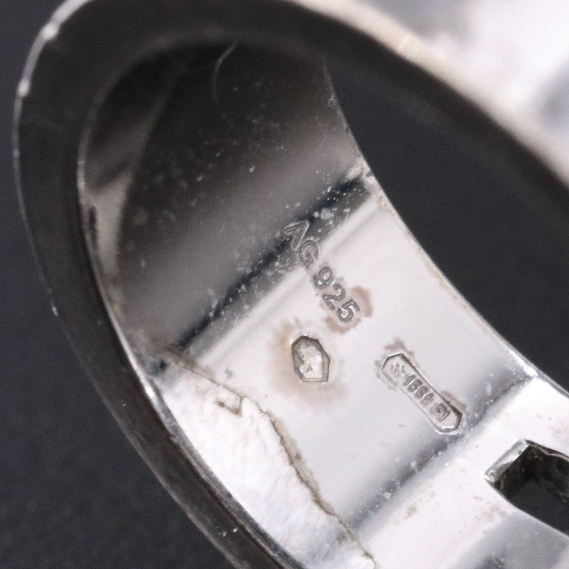 Gucci Sterling G Logo Cutout Ring