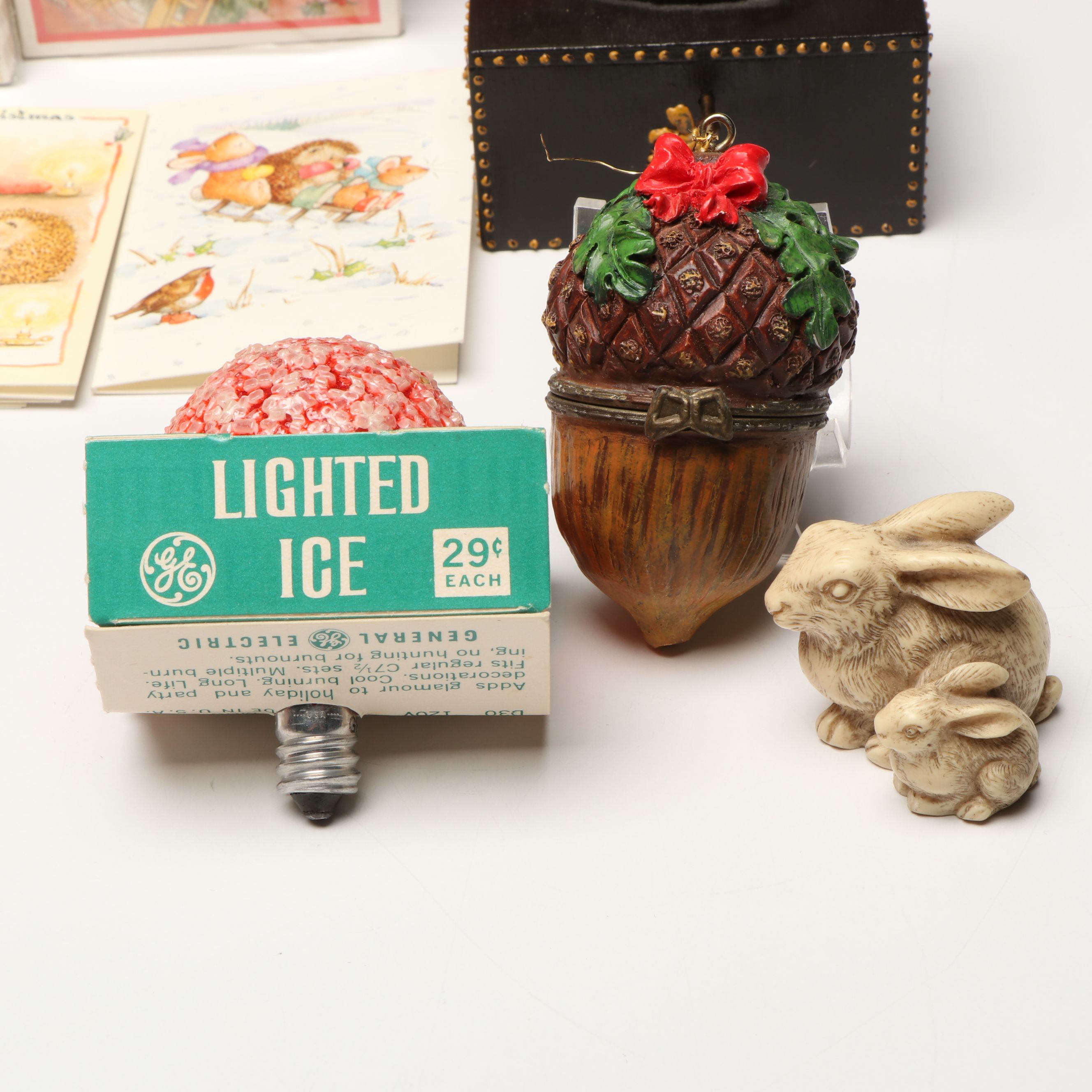 Keith Brian Stalcup for Brilar Carousel Works Music Box with Christmas Décor