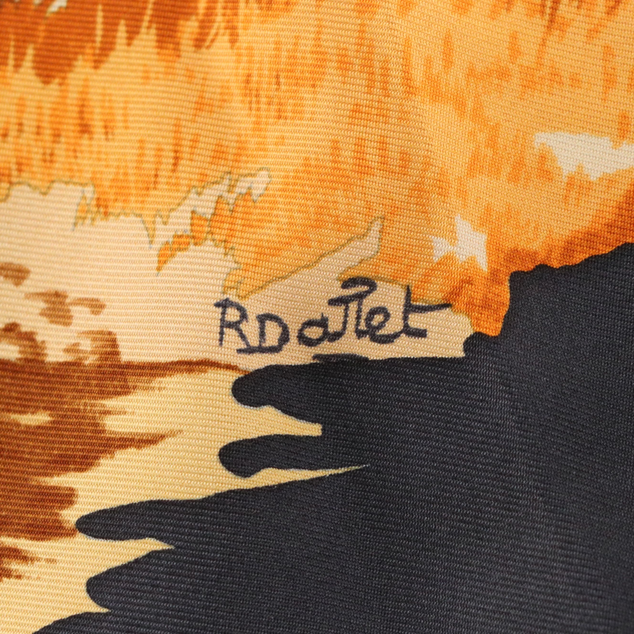 Hermès "Africa" Silk Twill Scarf 90