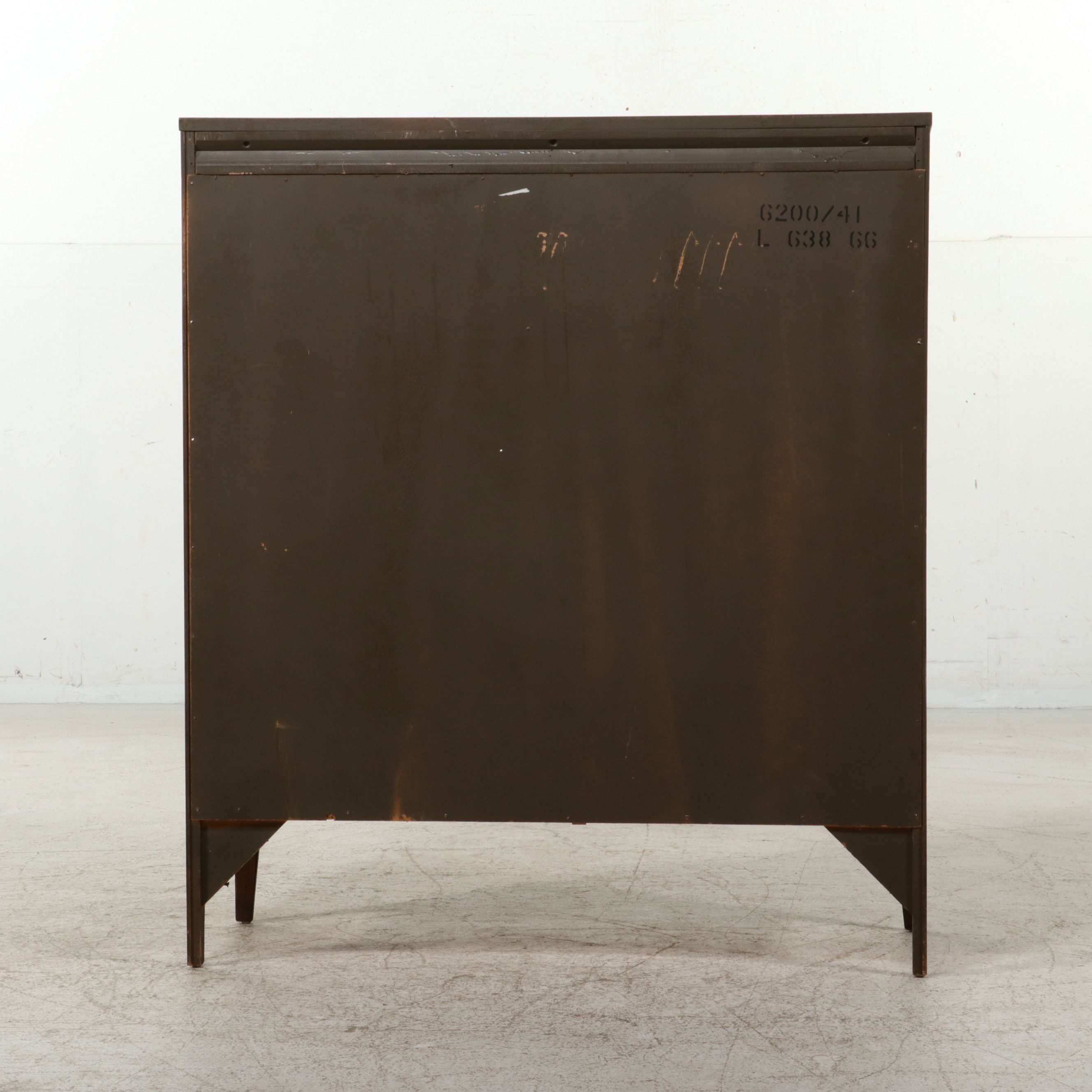 Broyhill "Emphasis" Mid Century Modern Walnut Gentleman's Chest/China Cabinet