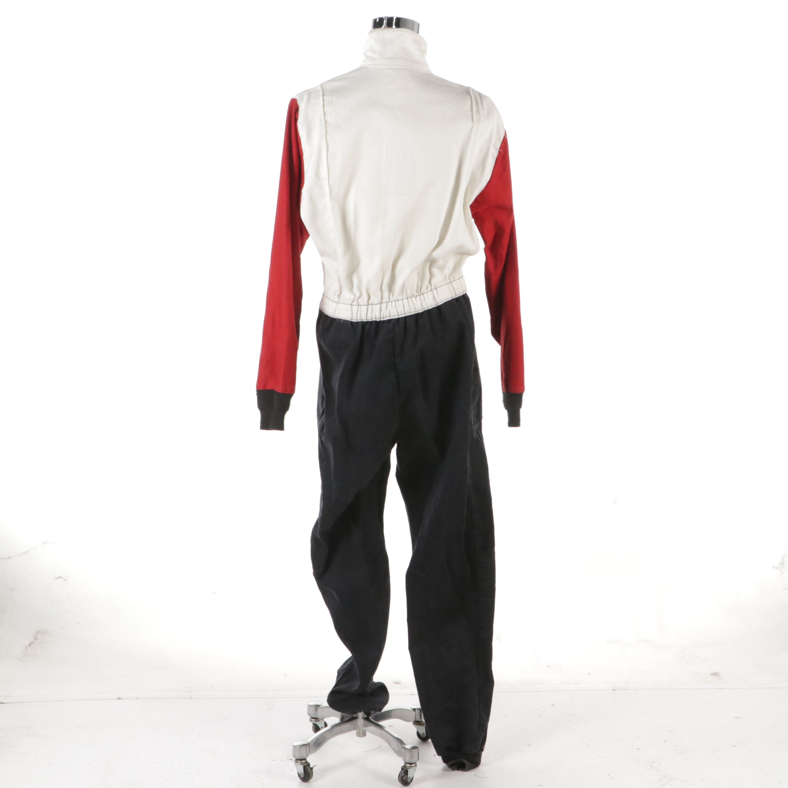 Men's Guard-Line Coveralls in Red/White/Blue Flame Resistant Cotton with Patches