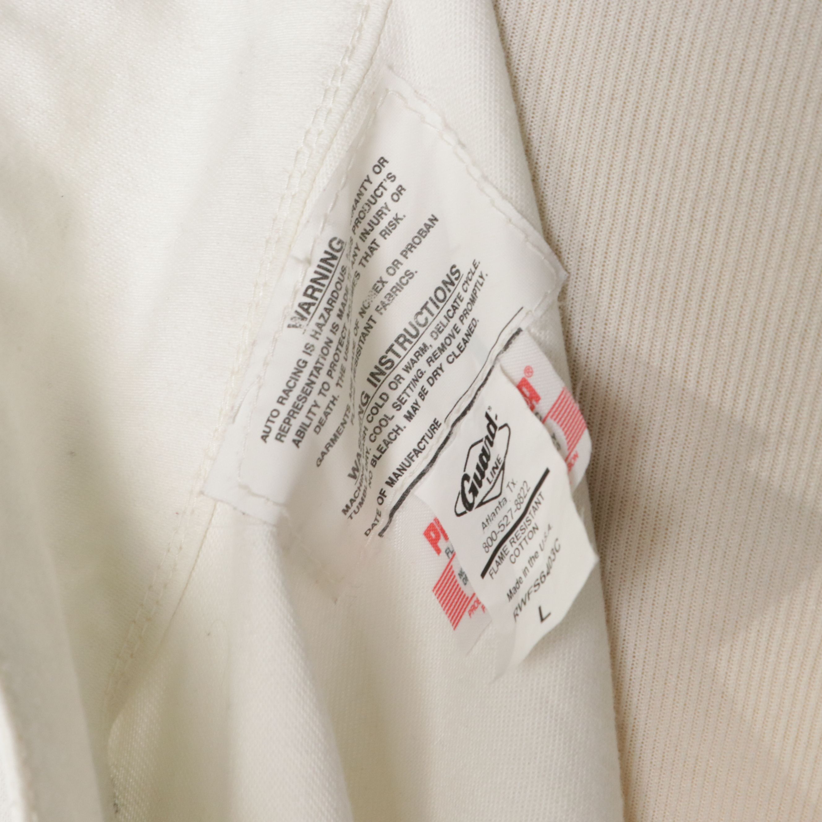 Men's Guard-Line Coveralls in Red/White/Blue Flame Resistant Cotton with Patches