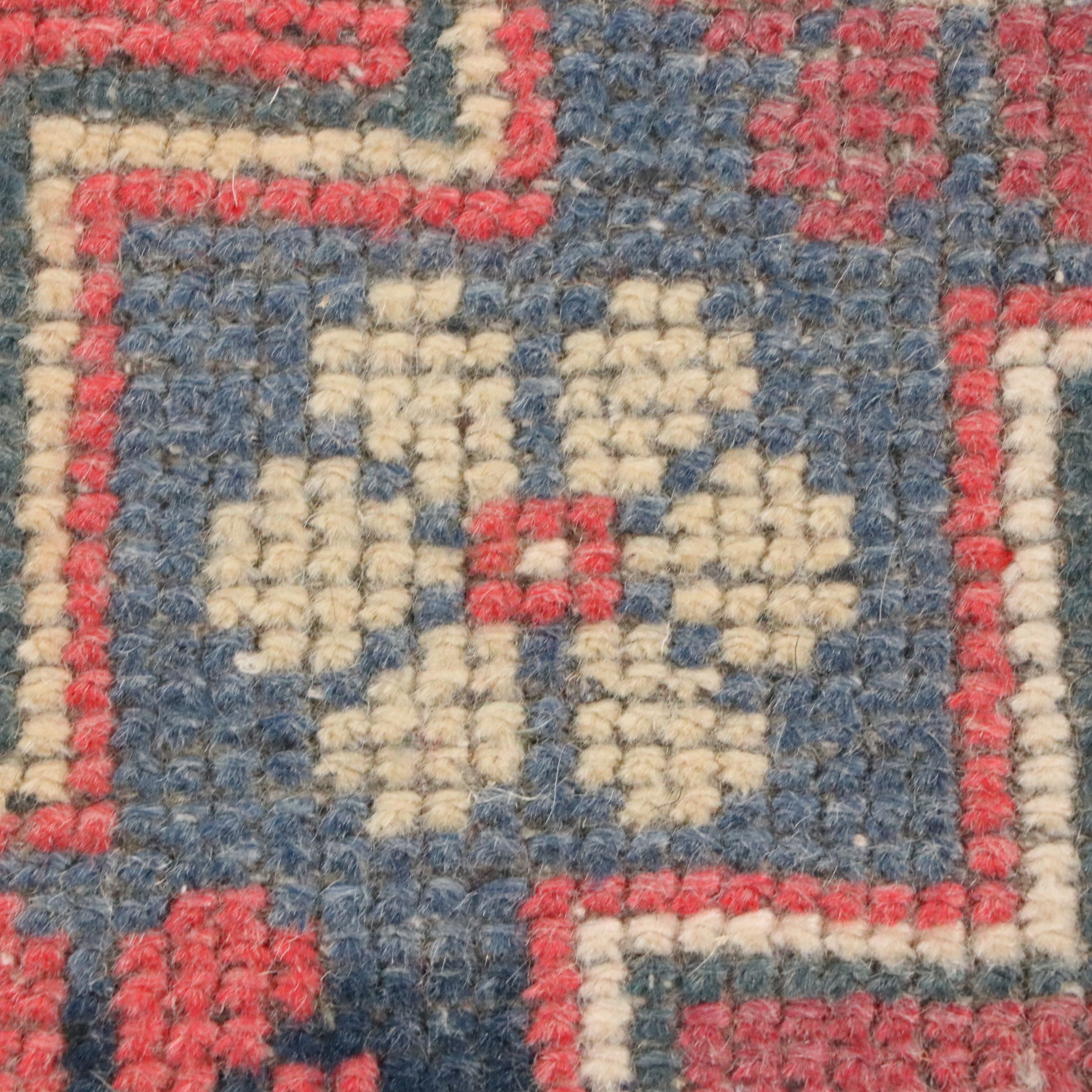 4'4 x 8'7 Hand-Knotted Turkish Anatolian Area Rug