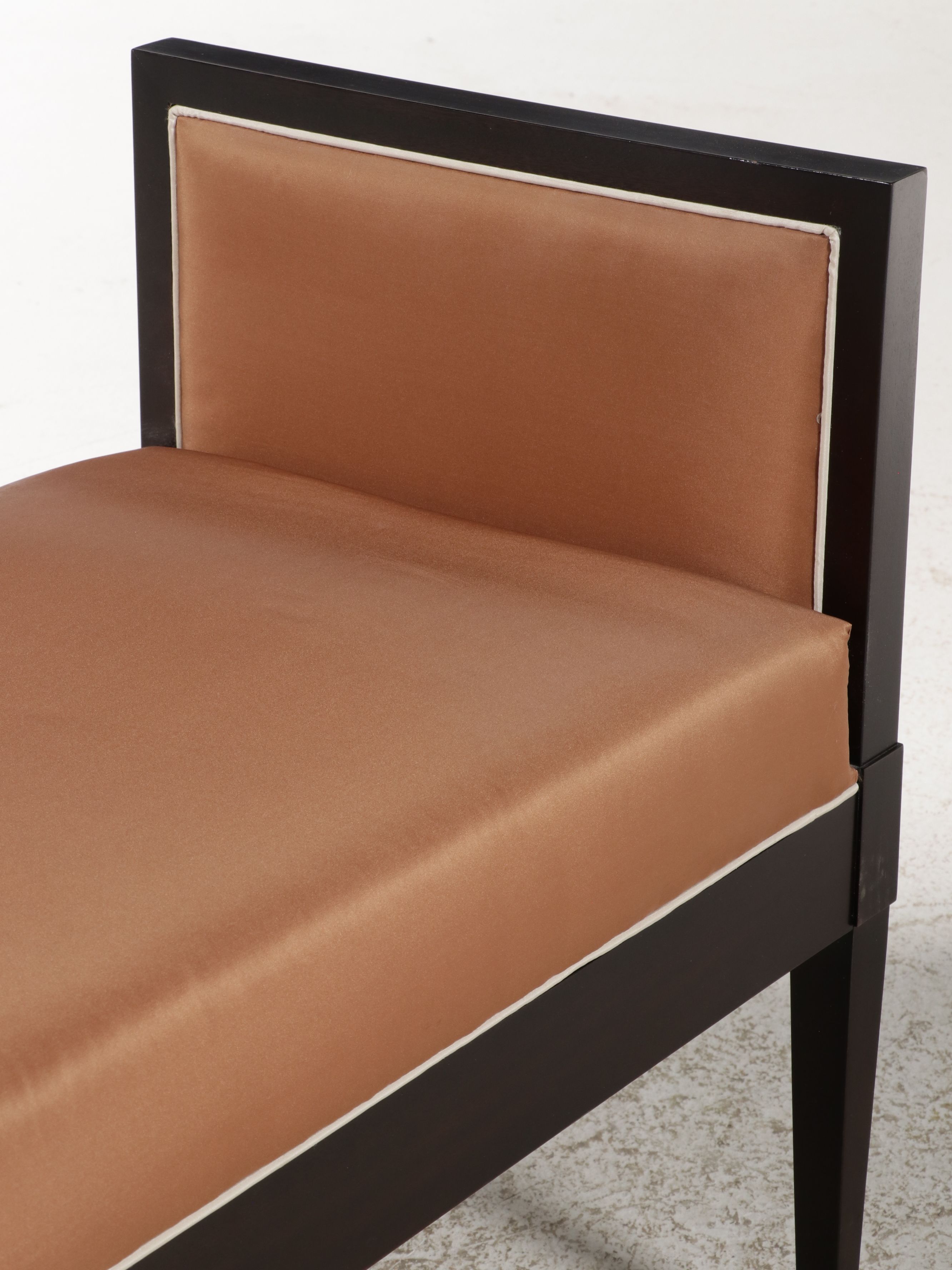 Councill Craftsmen Upholstered Bed Bench with Bolster Pillows, 21st Century