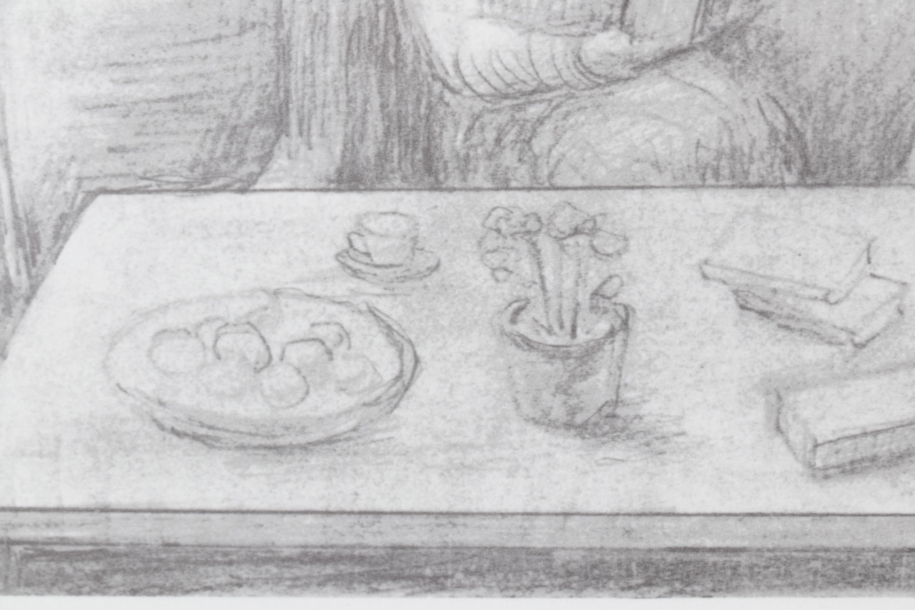 Offset Lithograph After Henry Moore "Two Women in a Sitting-Room", 1983