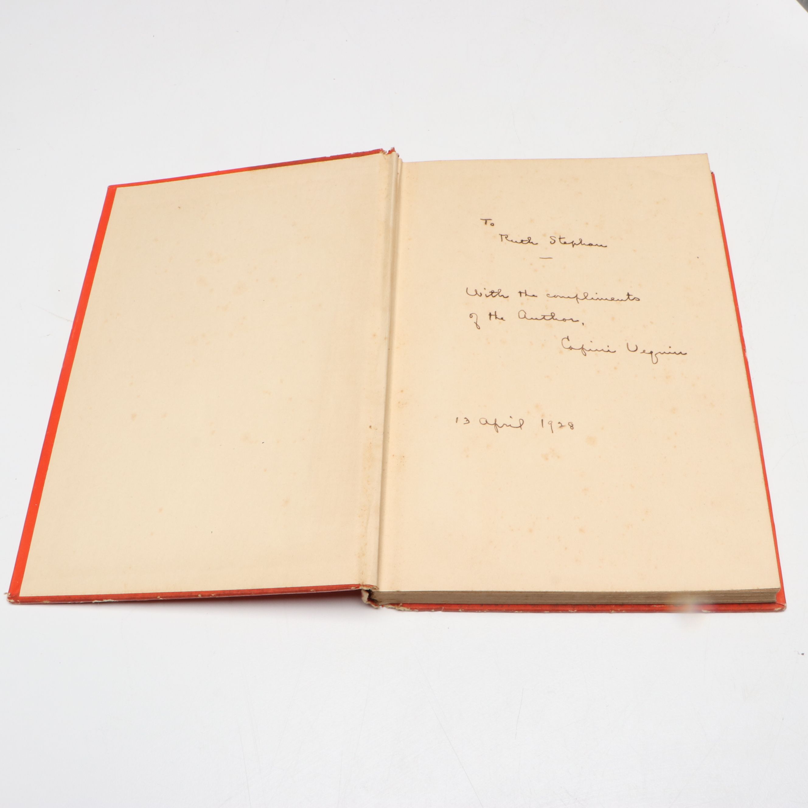 Signed "Hands Up! Palmistry for Pastime" by Capini Vequin, 1928