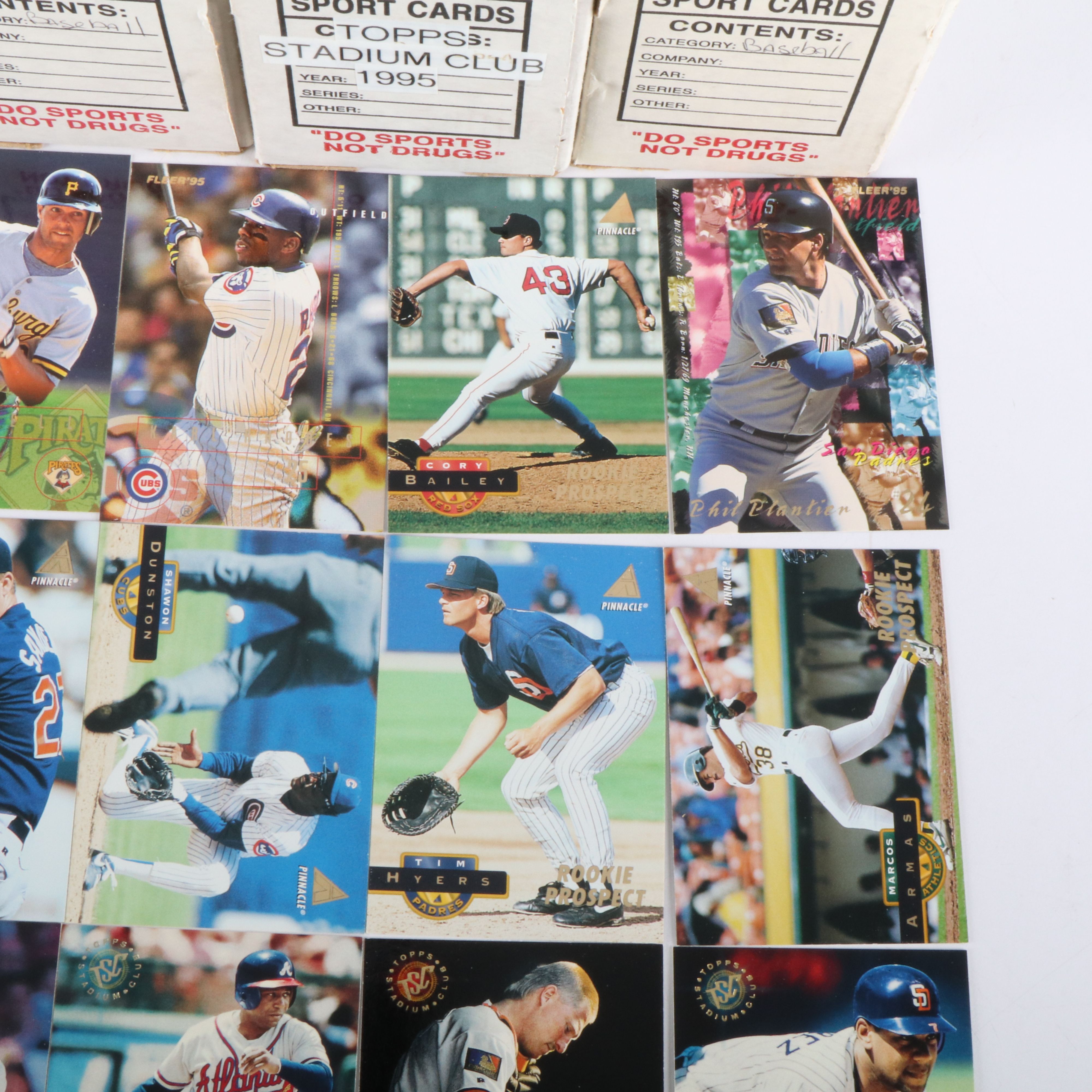 Four Boxes of Baseball Cards from the 1990s, and More, Over 2,800 Cards Total