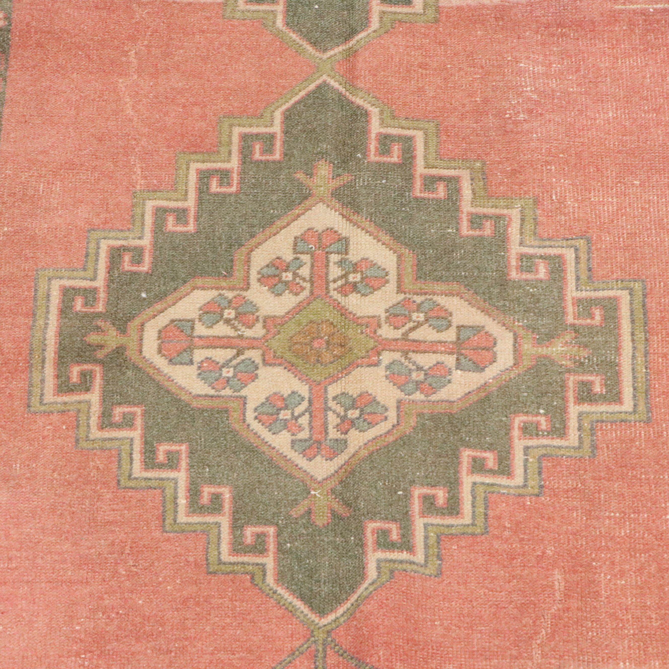 5'8 x 11'3 Hand-Knotted Turkish Oushak Long Rug