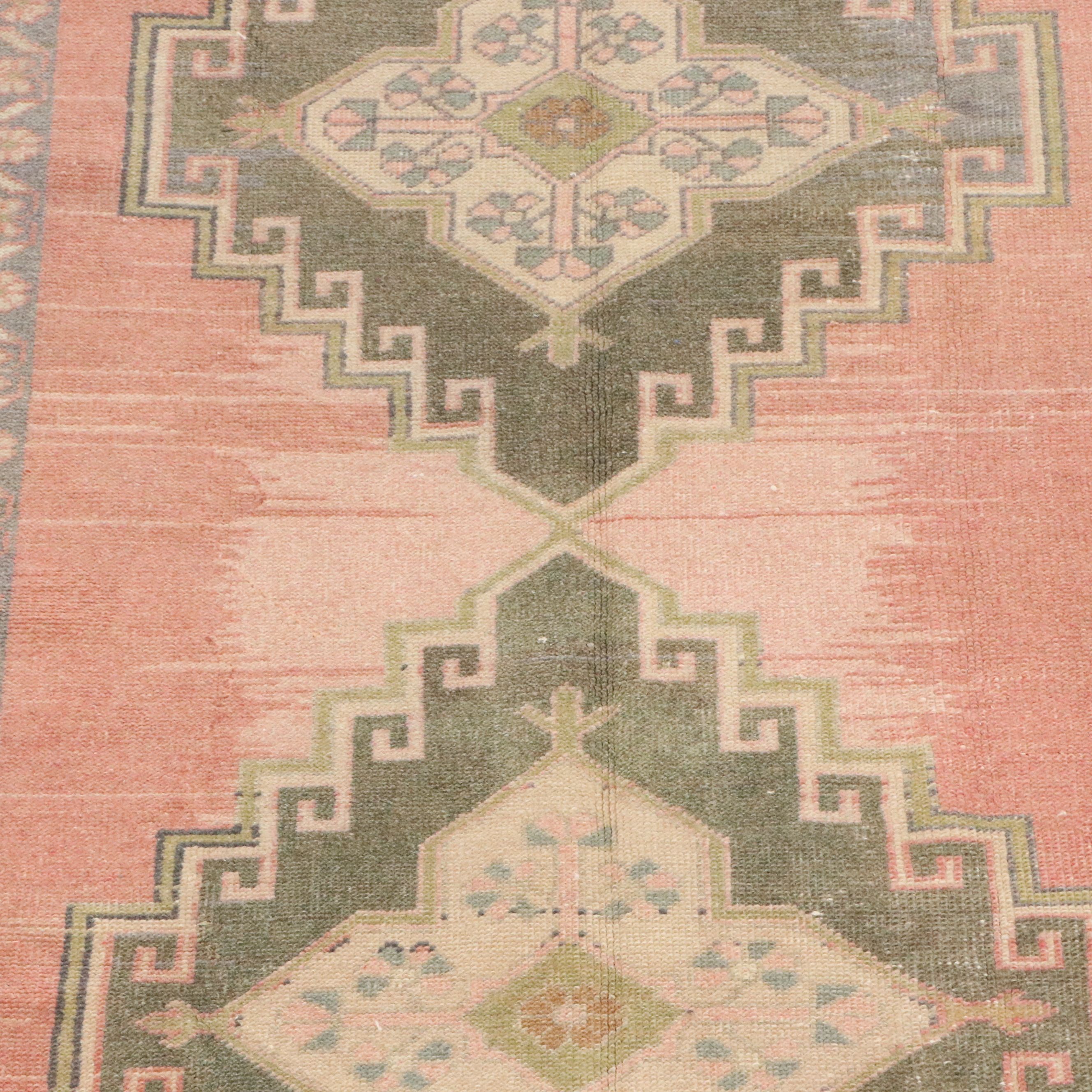 5'8 x 11'3 Hand-Knotted Turkish Oushak Long Rug