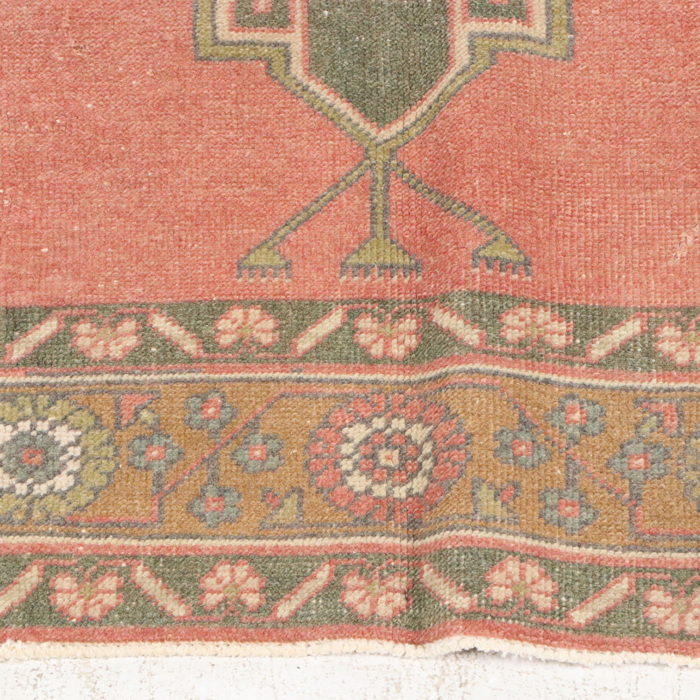 5'8 x 11'3 Hand-Knotted Turkish Oushak Long Rug